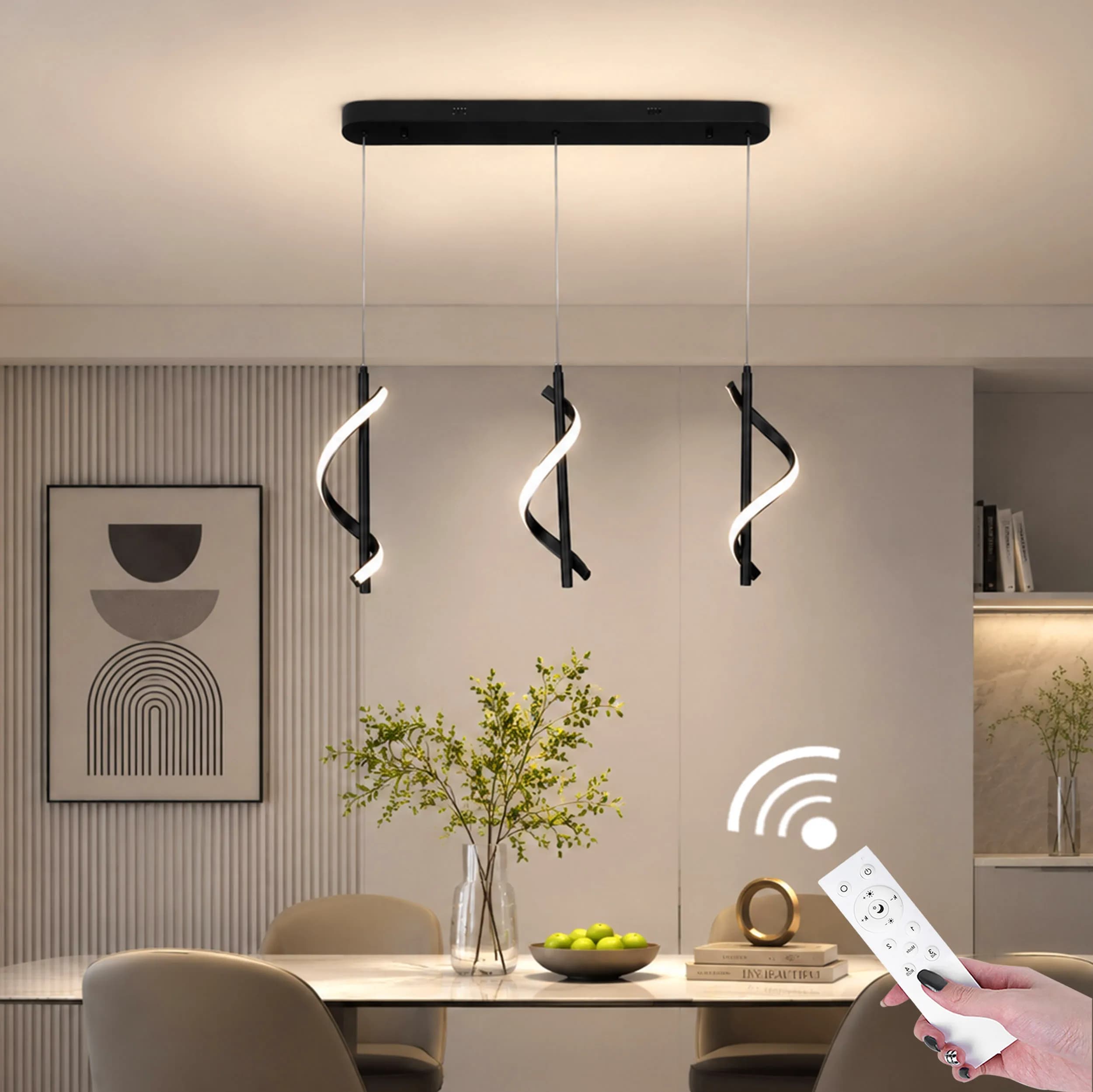 Felicia LED Pendellampa mattsvart