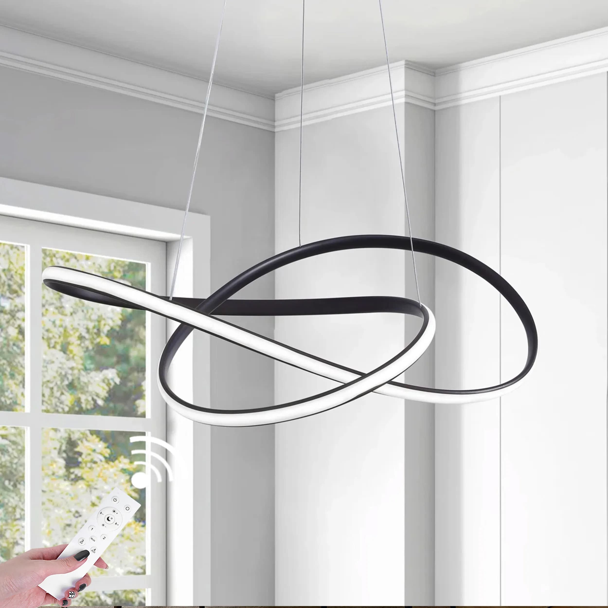 Galaxy Taklampa LED mattsvart