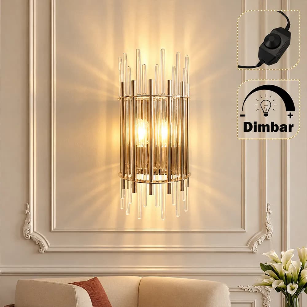 Venissa vägglampa guld
