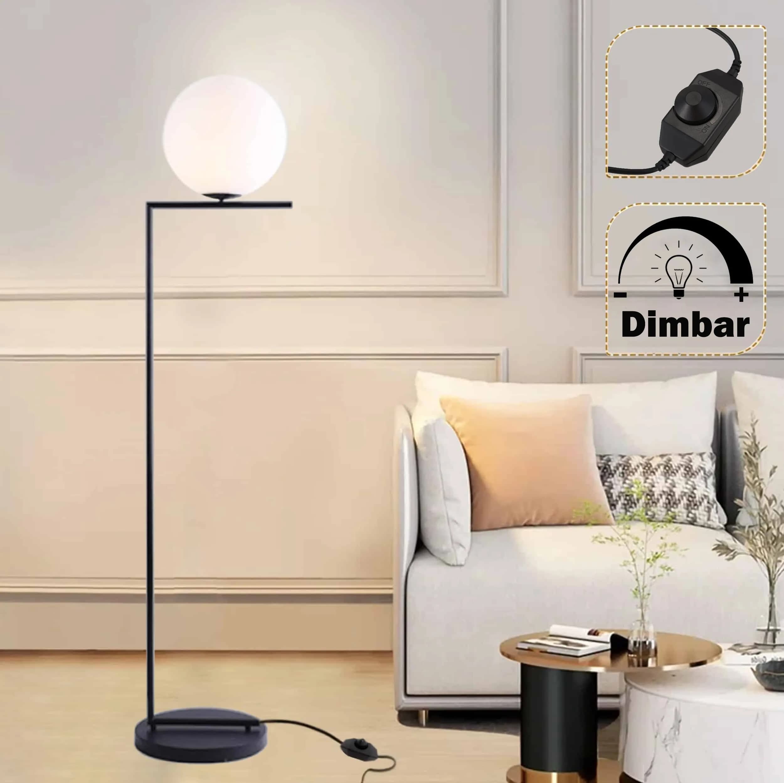 Lana golvlampa mattsvart