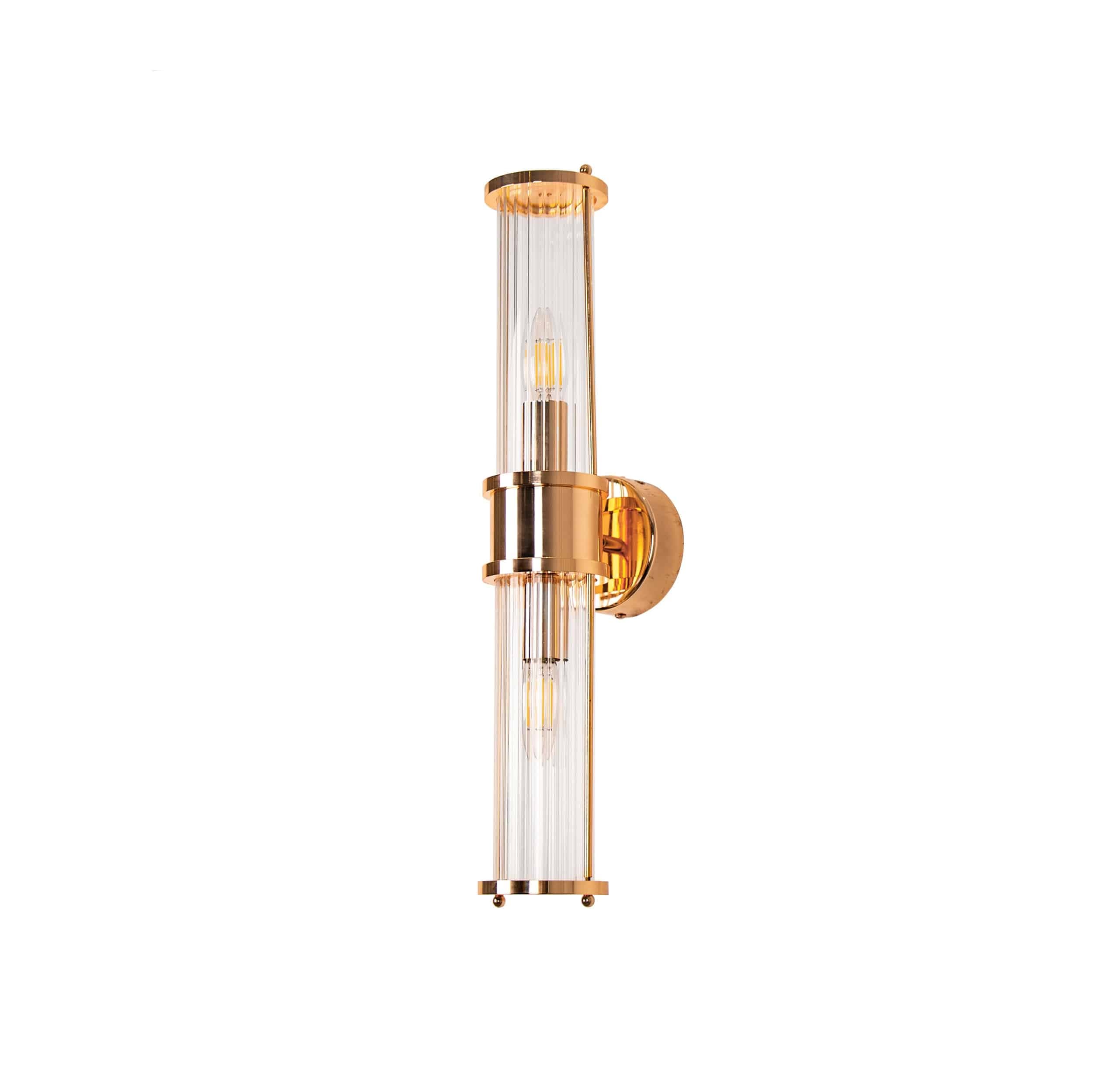 Athena vägglampa guld