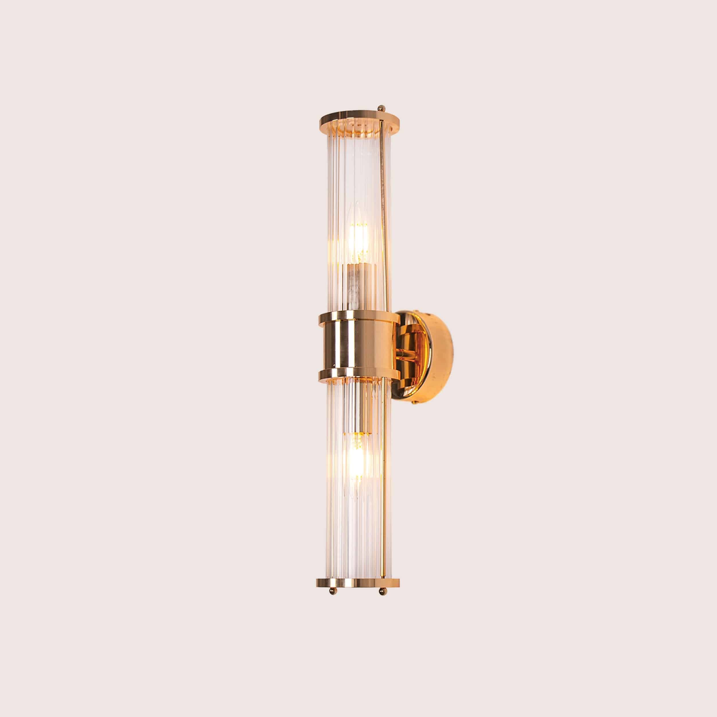 Athena vägglampa guld