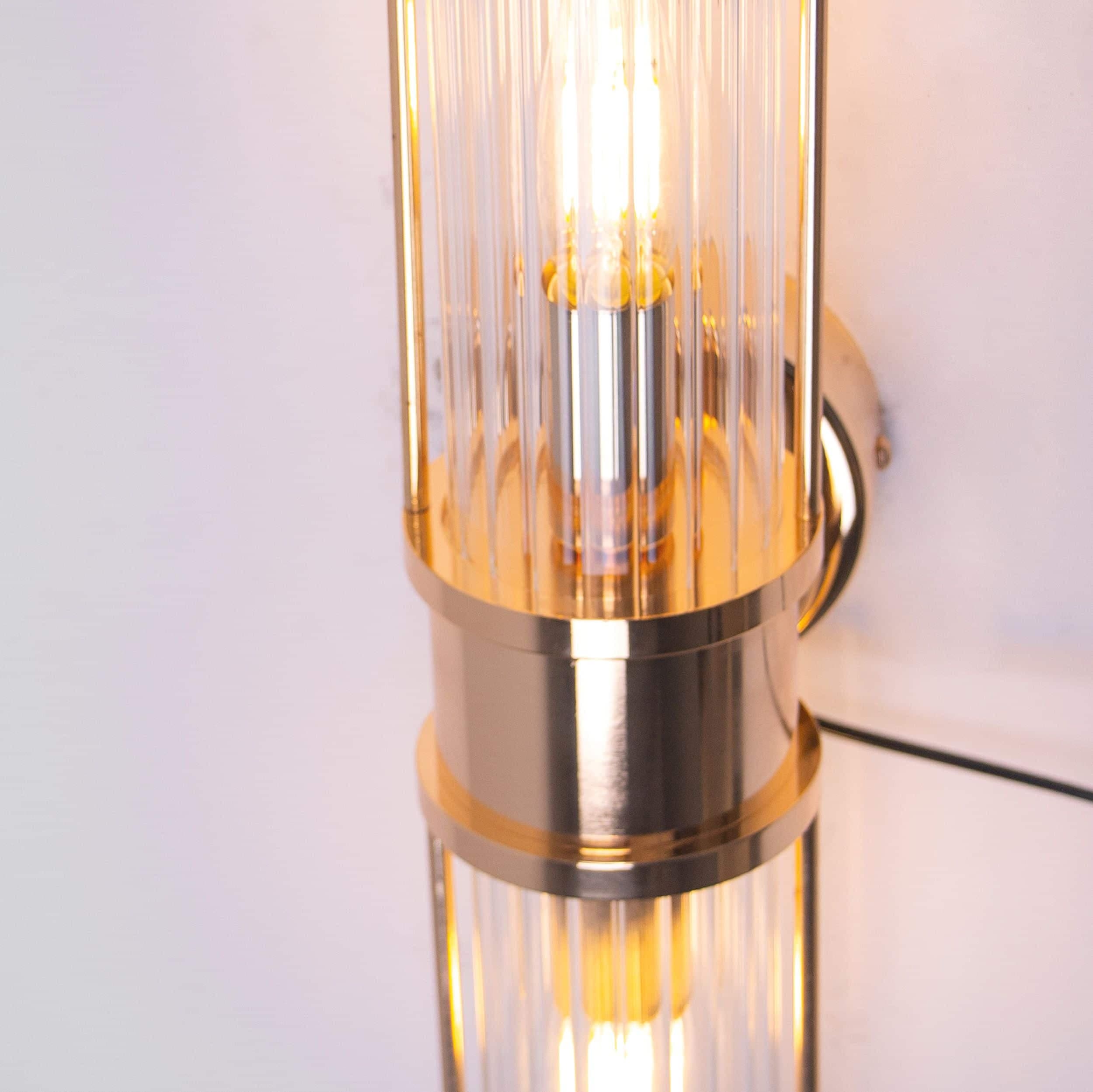 Athena vägglampa guld
