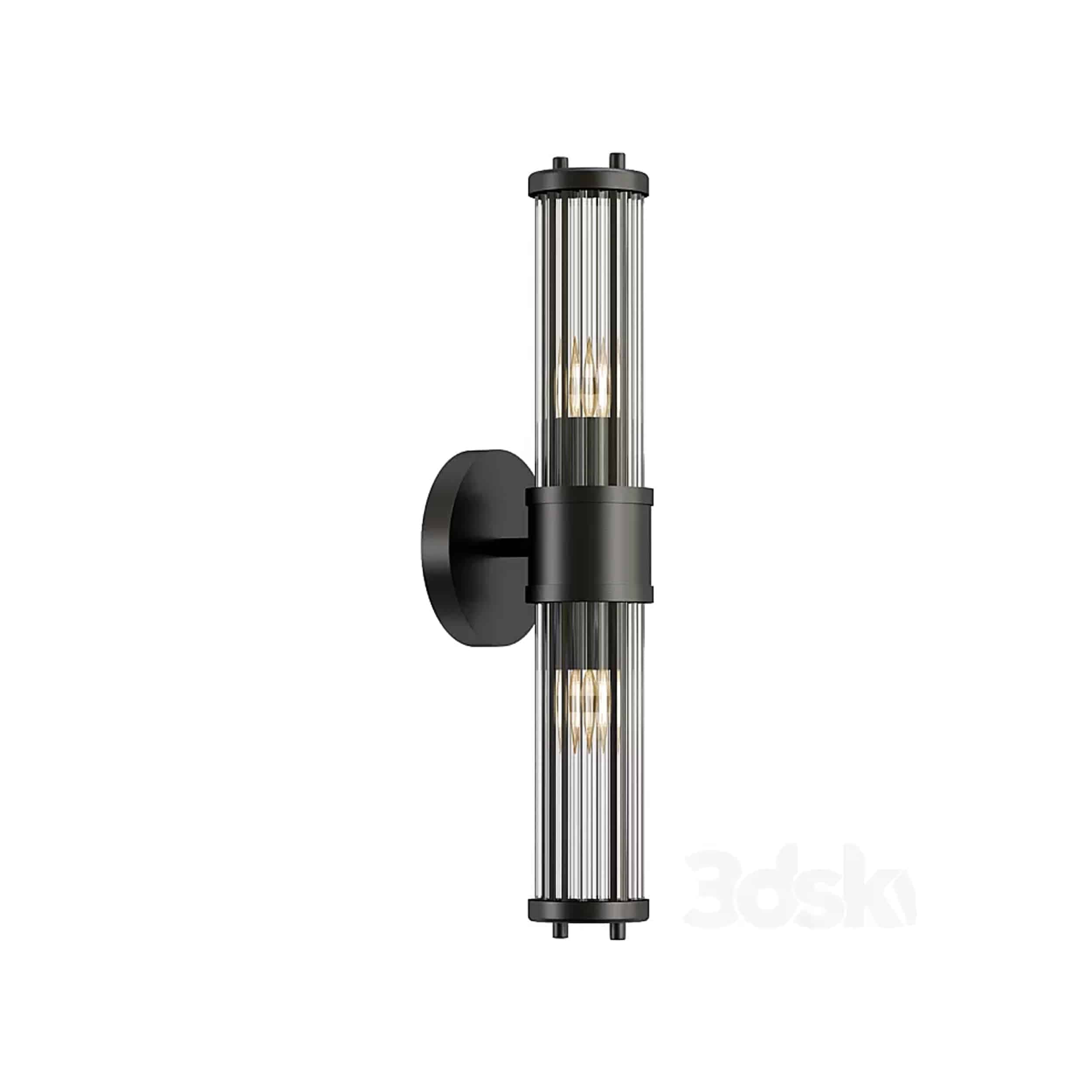 Athena vägglampa mattsvart