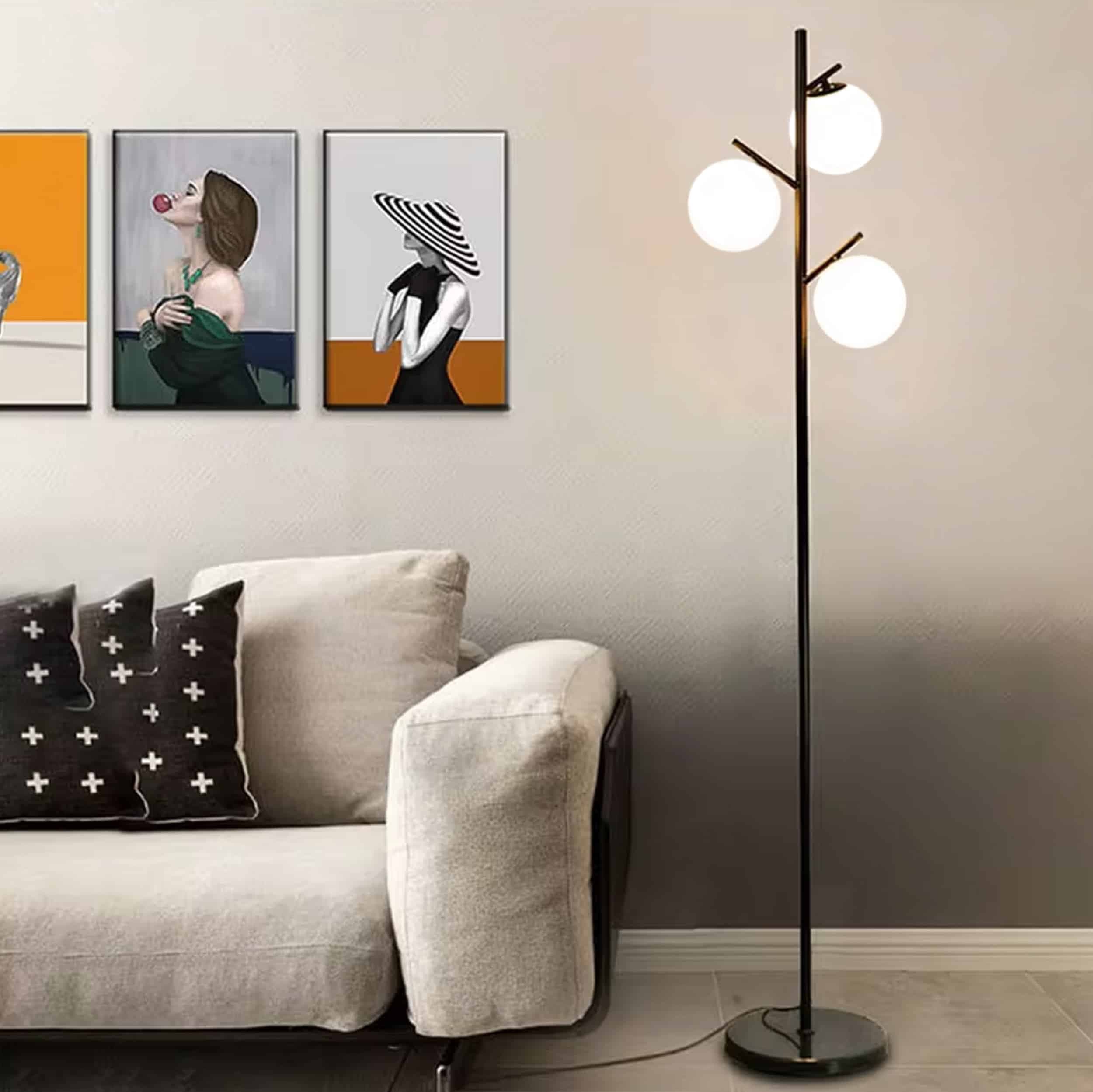Bella golvlampa mattsvart
