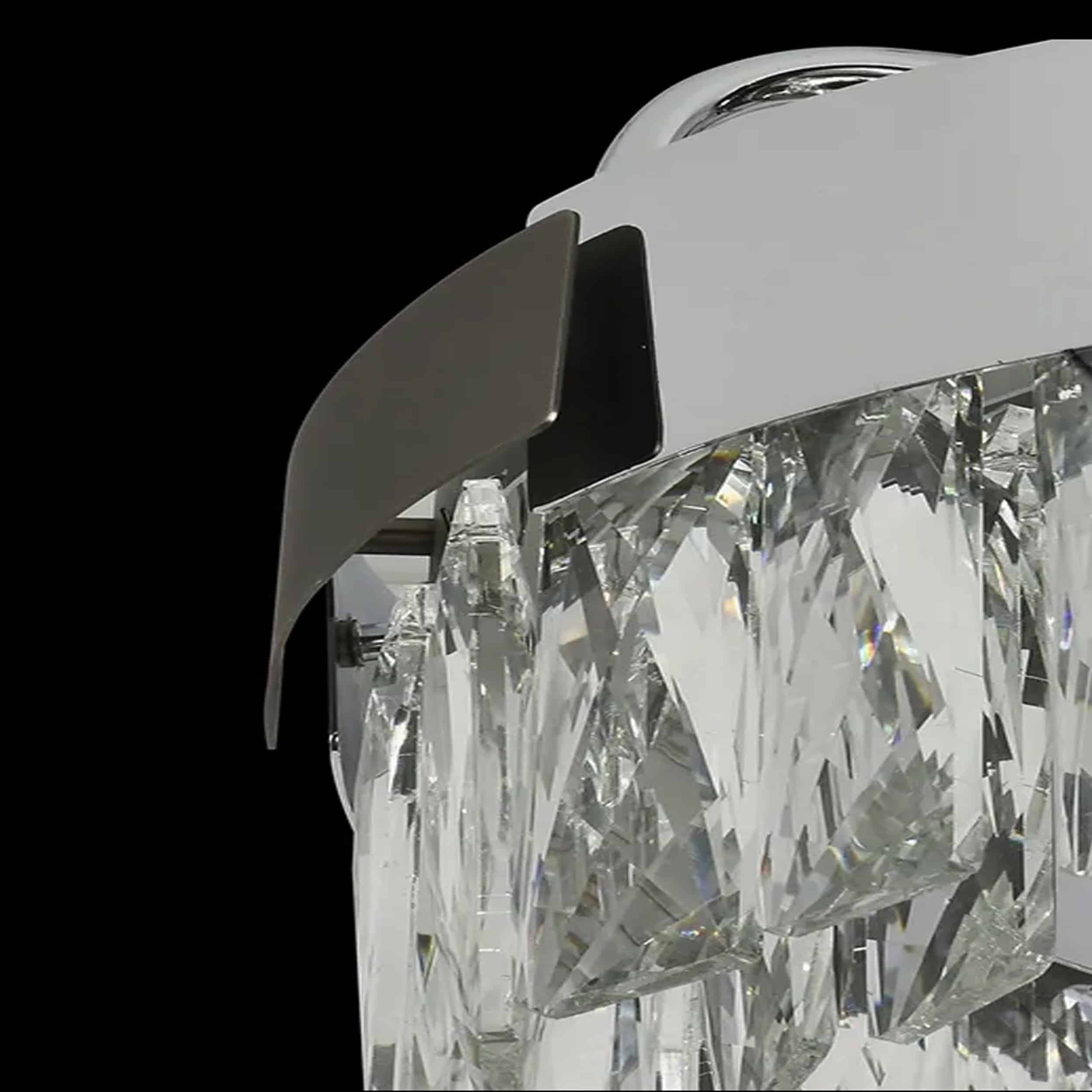 Celina kristallplafond 50 cm Krom