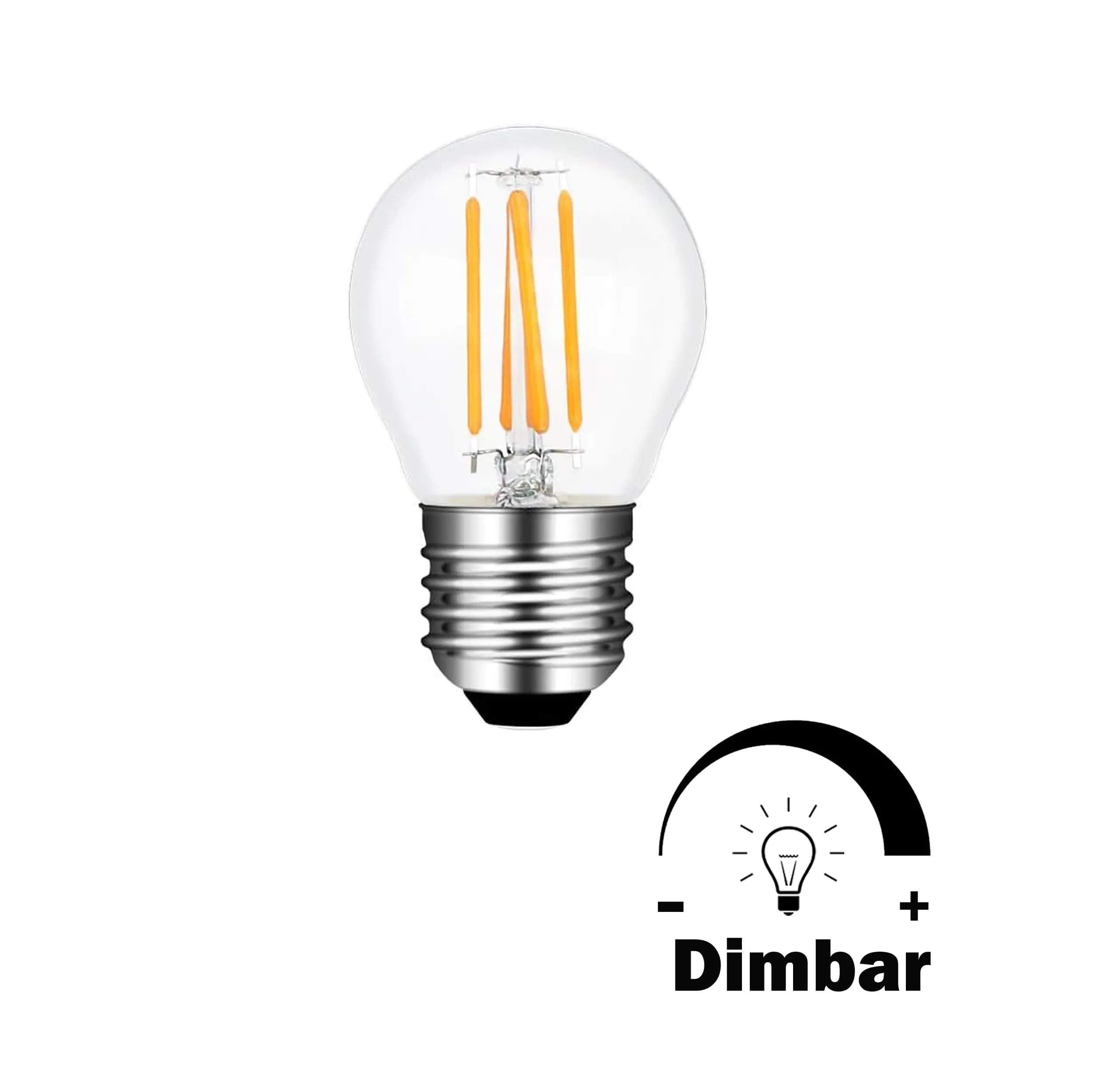 E27 G45 4W dimbar