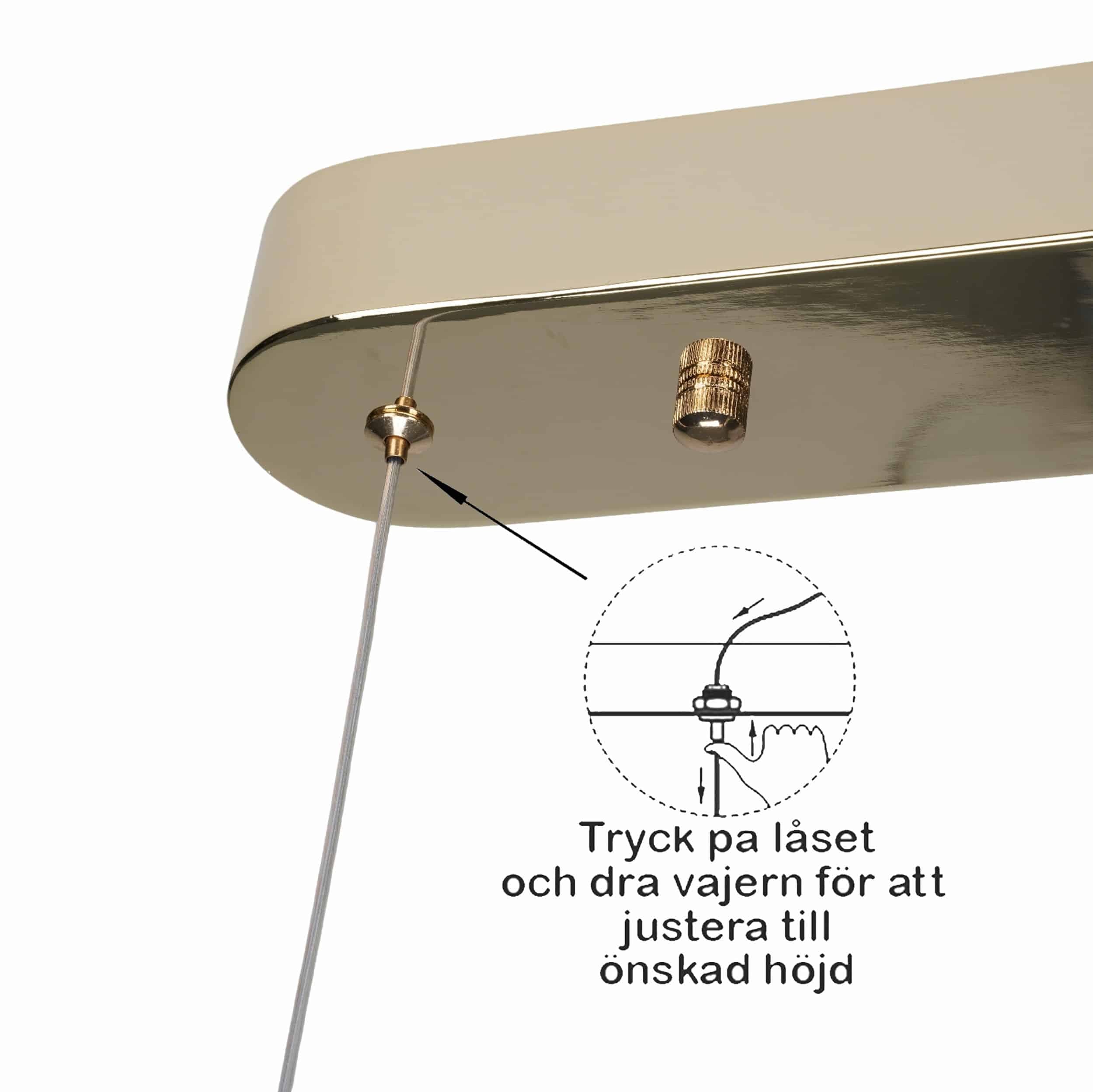 Felicia LED Pendellampa guld