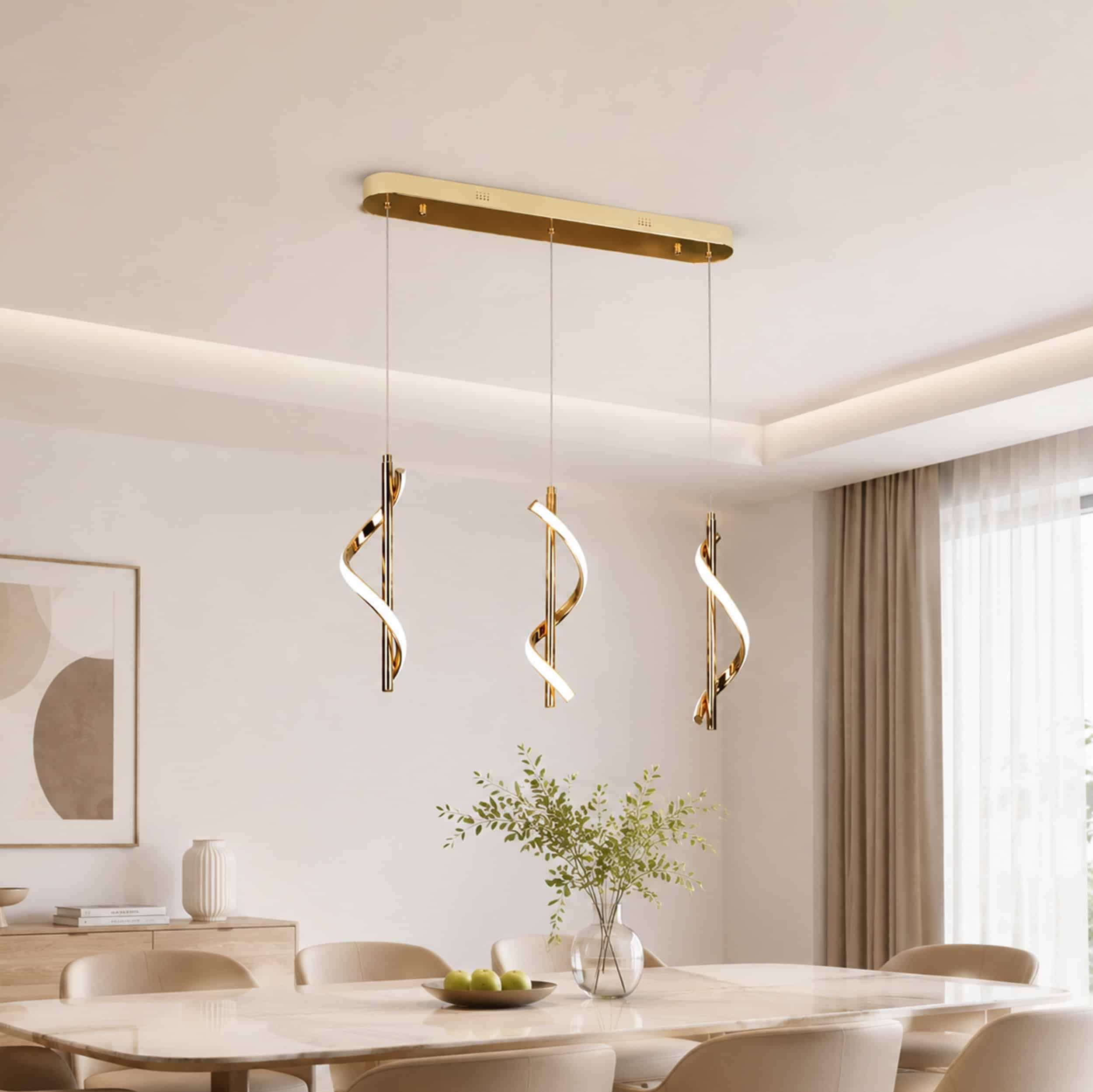 Felicia LED Pendellampa guld