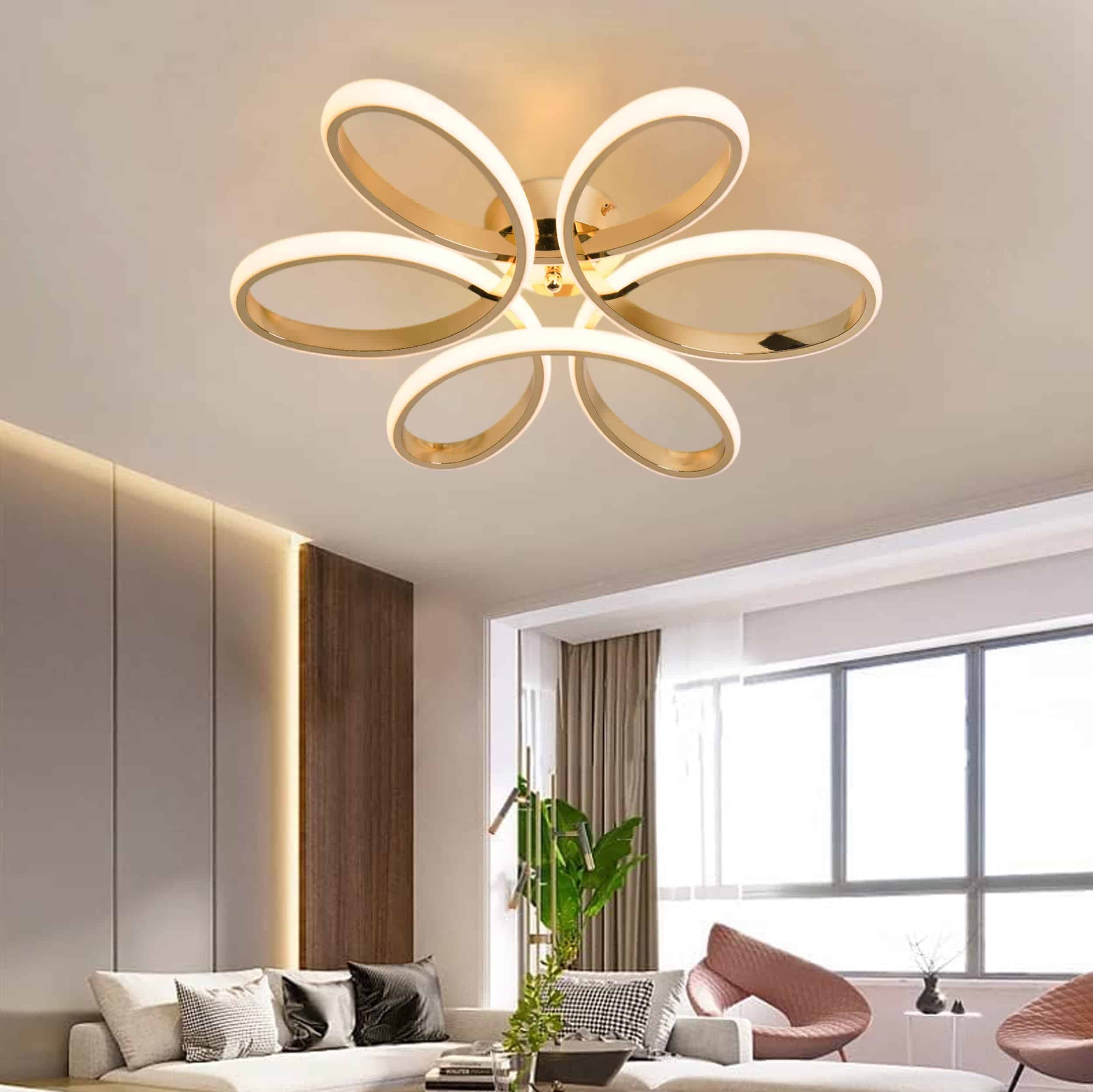 Flora Takplafond guld
