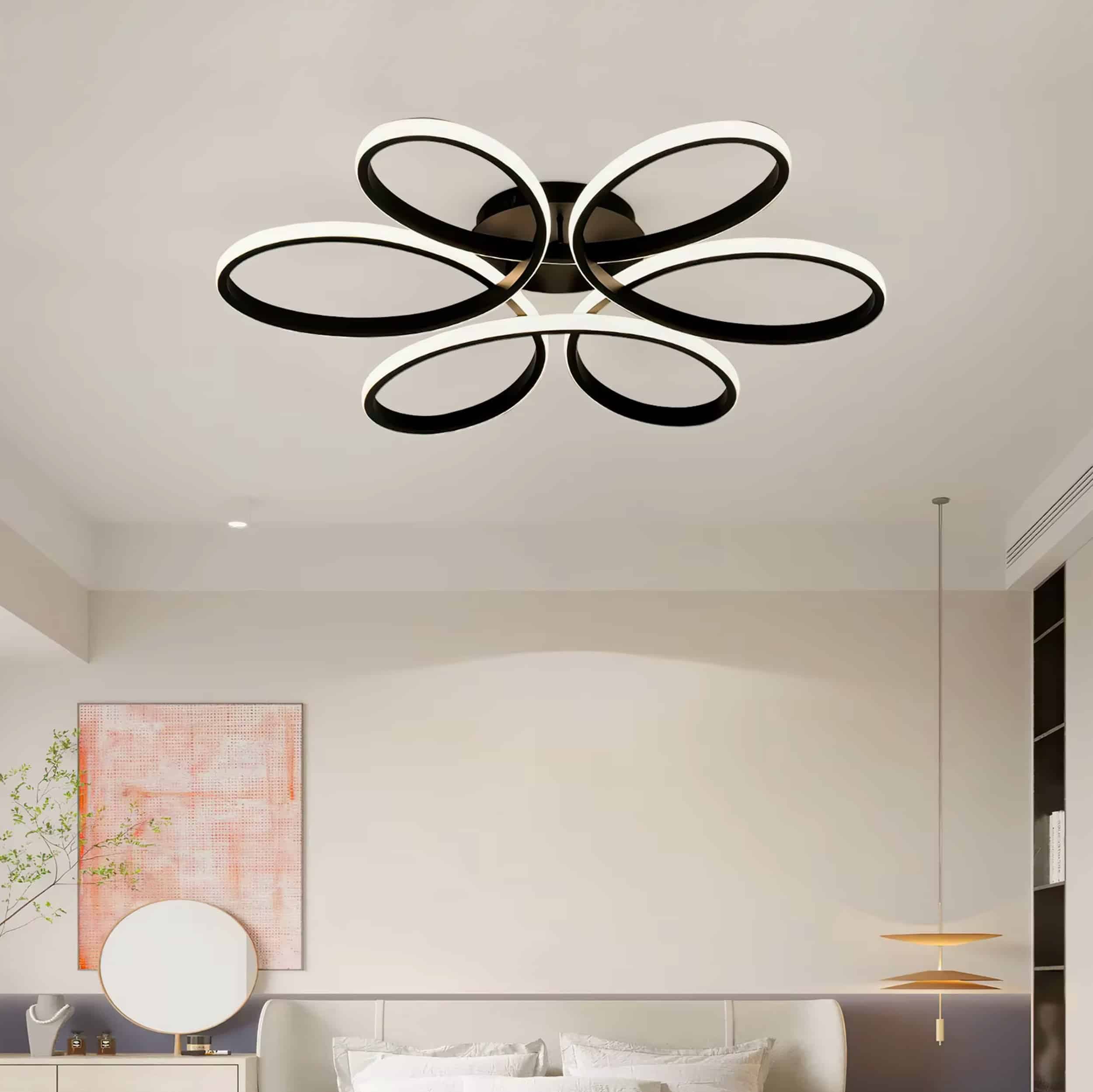 Flora Takplafond mattsvart