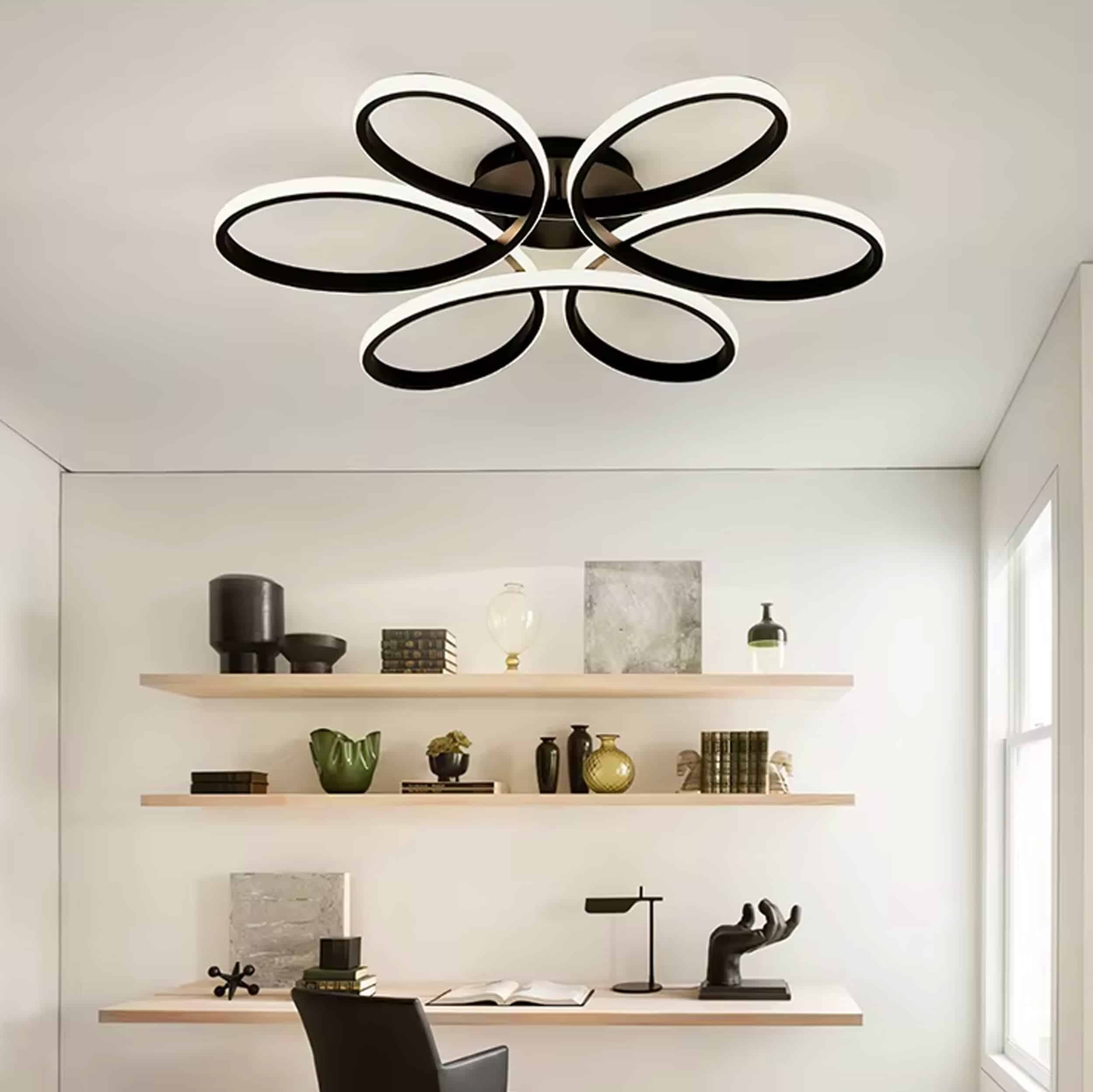 Flora Takplafond mattsvart