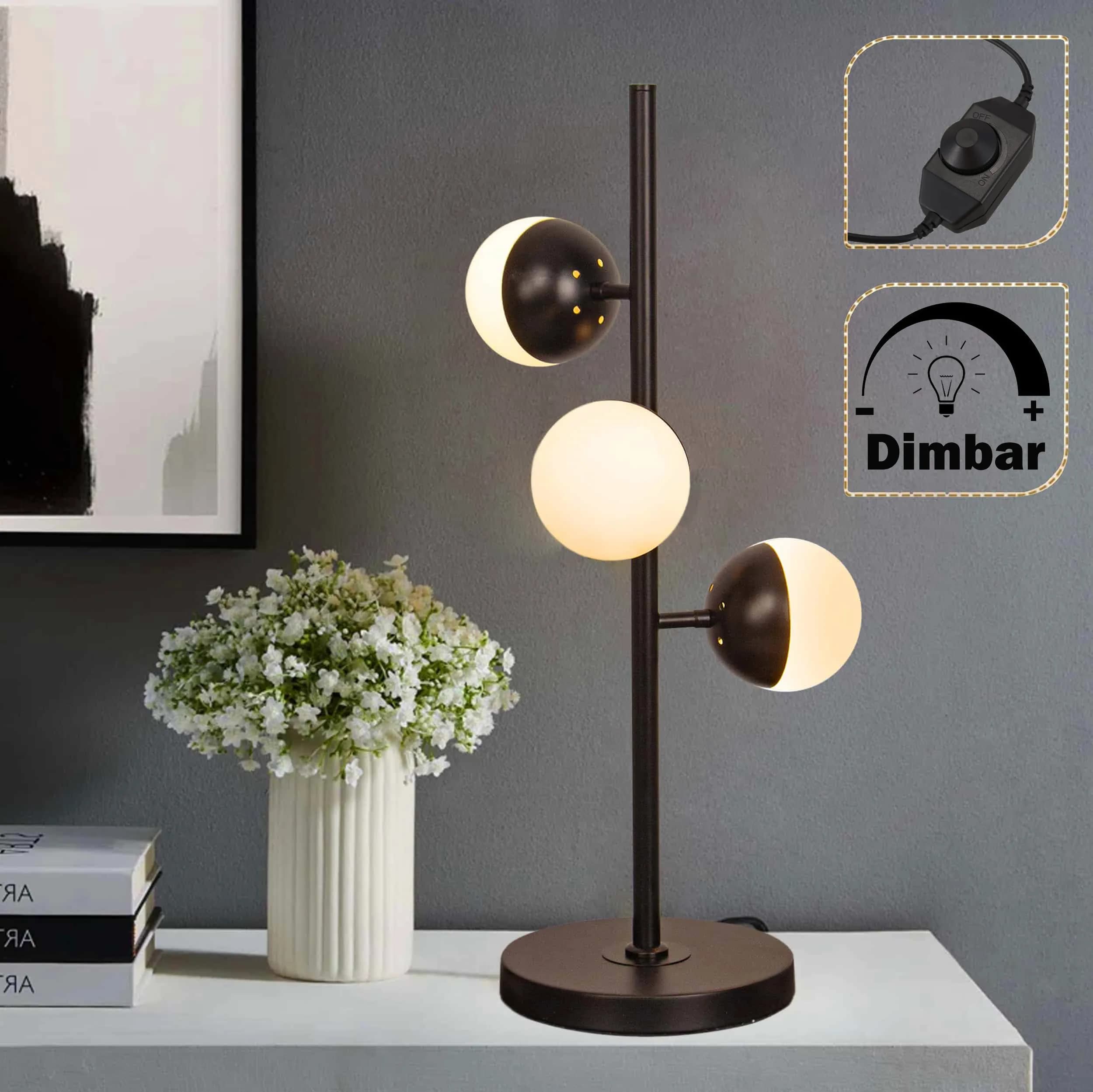 Arizona bordslampa mattsvart