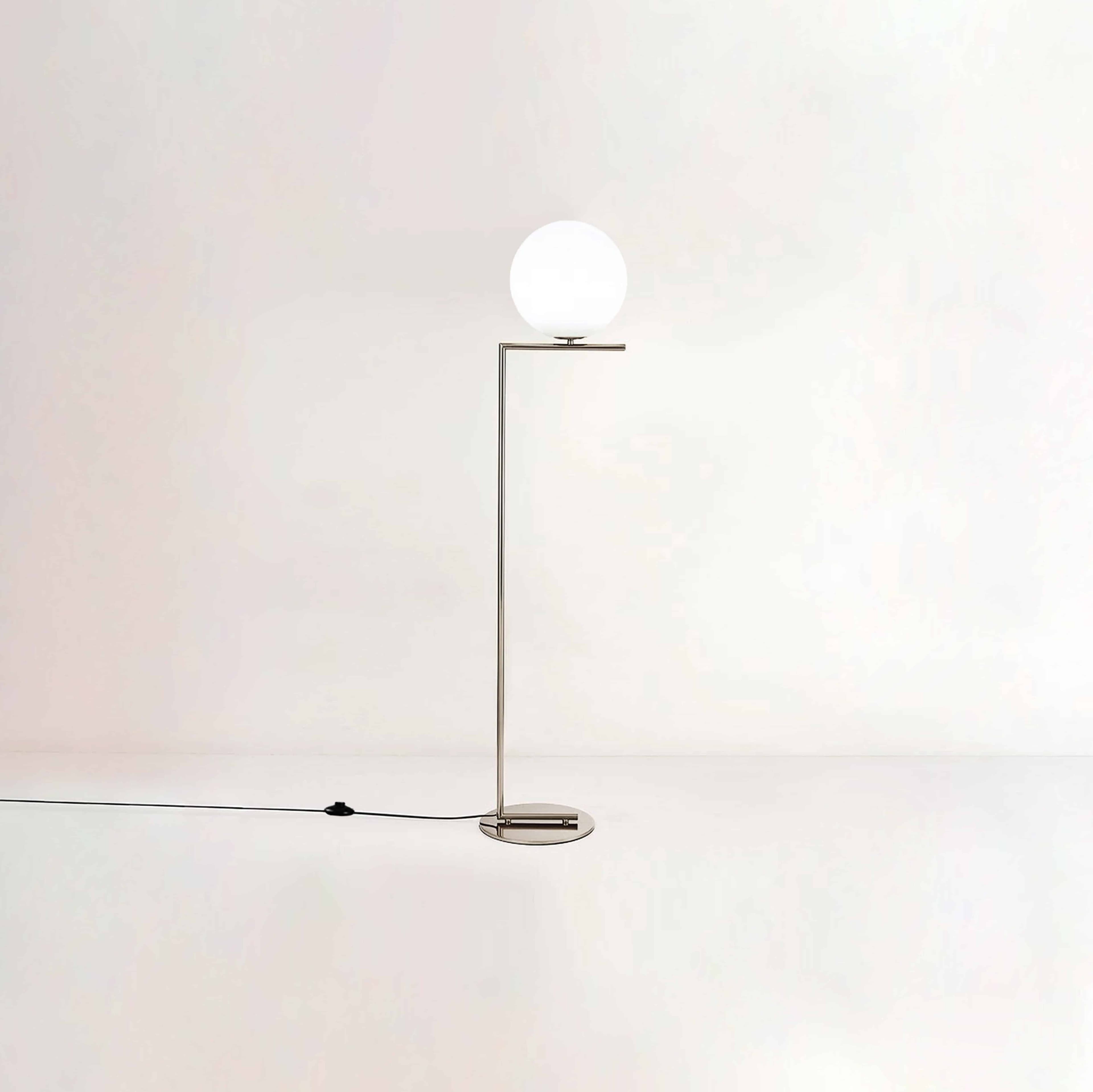 Lana golvlampa krom