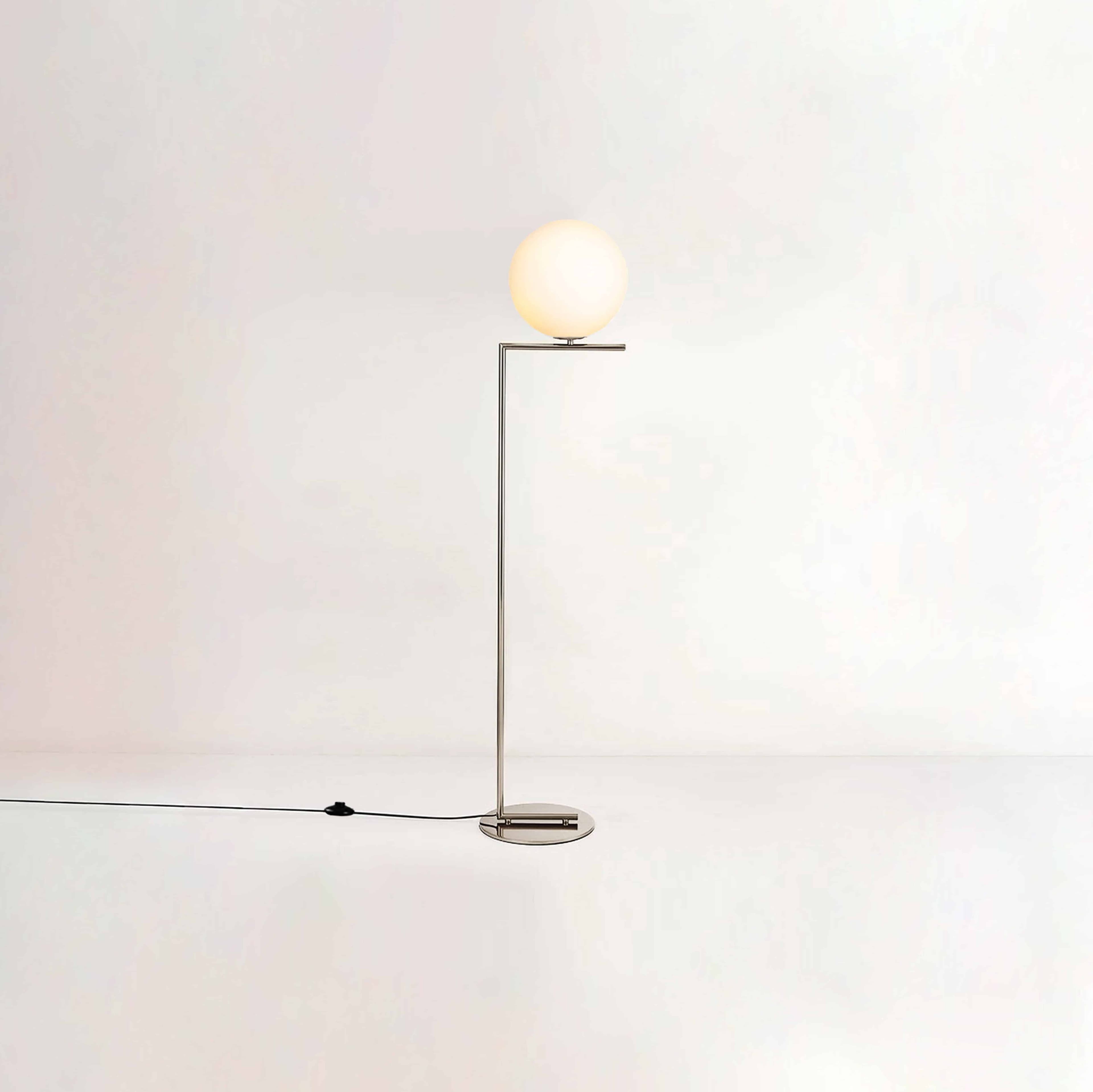 Lana golvlampa krom