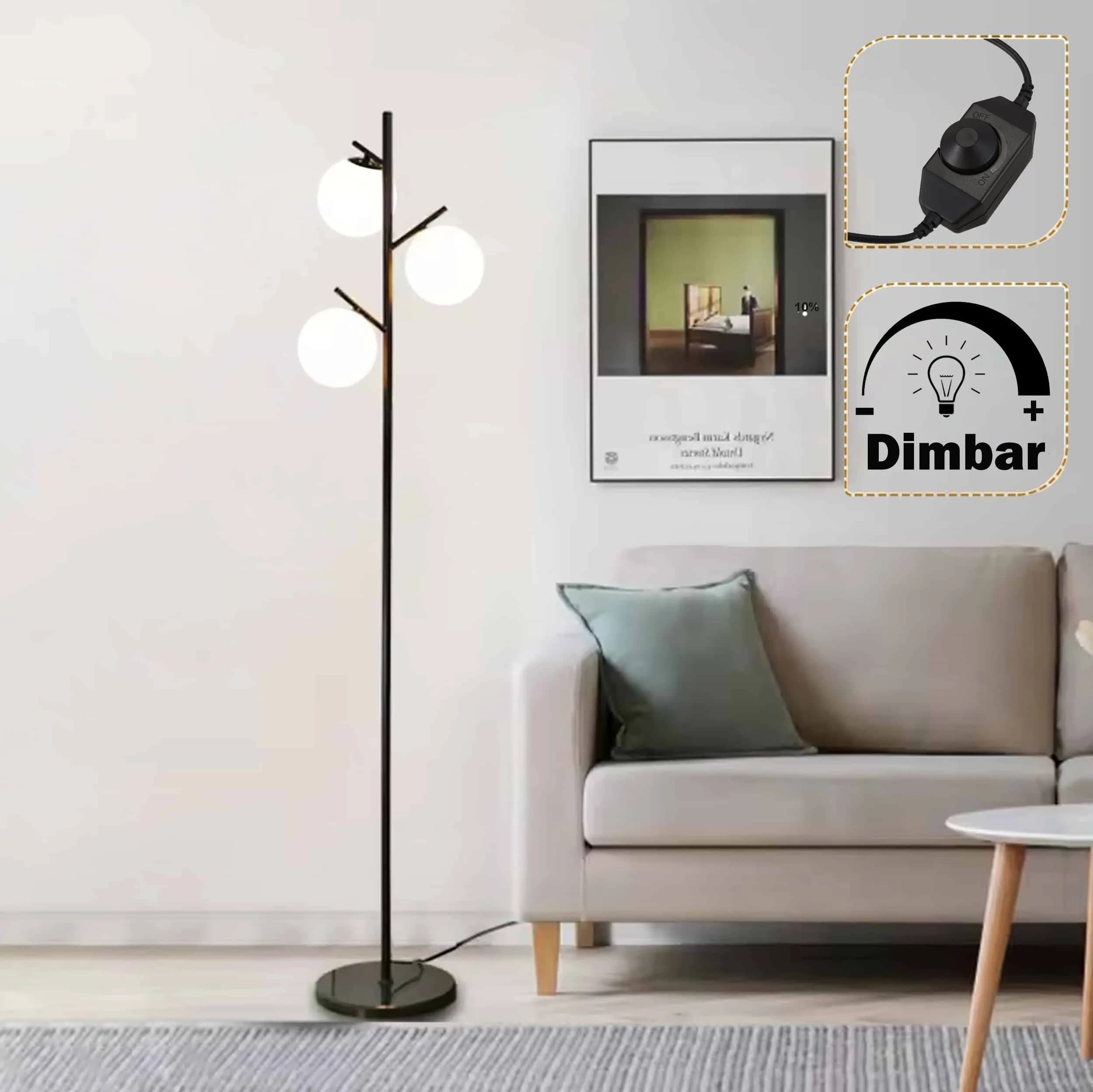 Bella golvlampa mattsvart