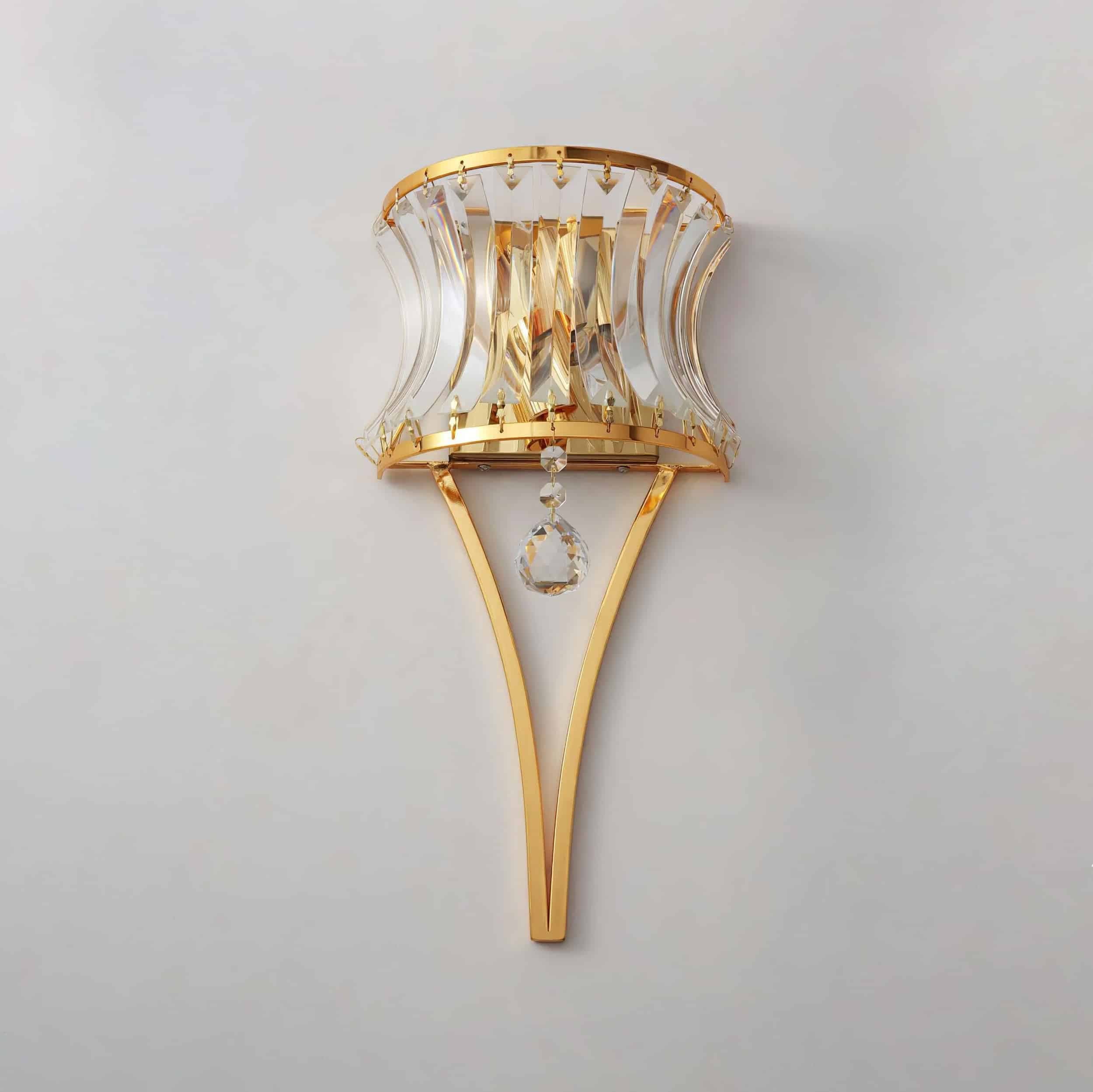 Marc vägglampa guld