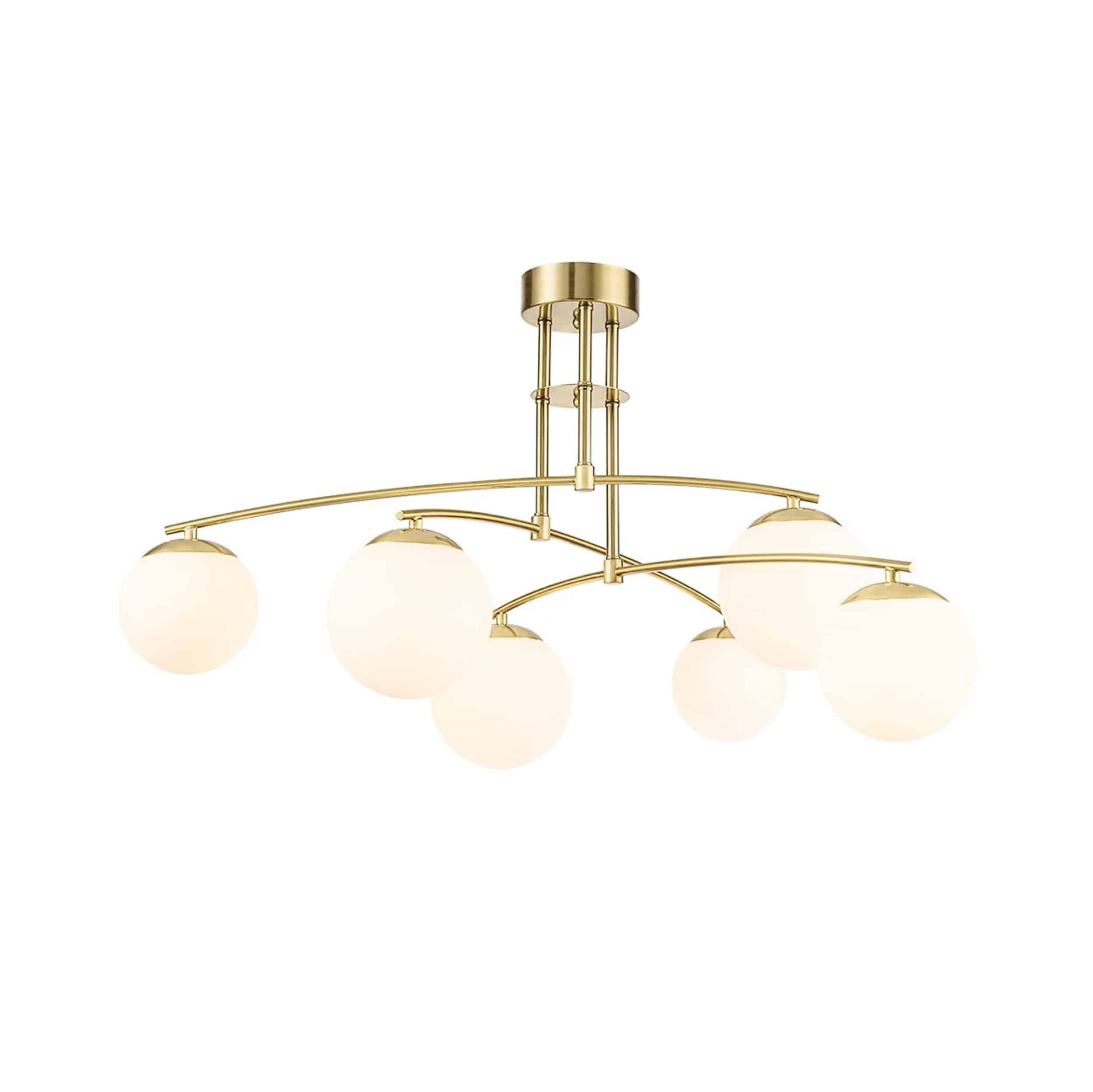 Medusa Taklampa guld