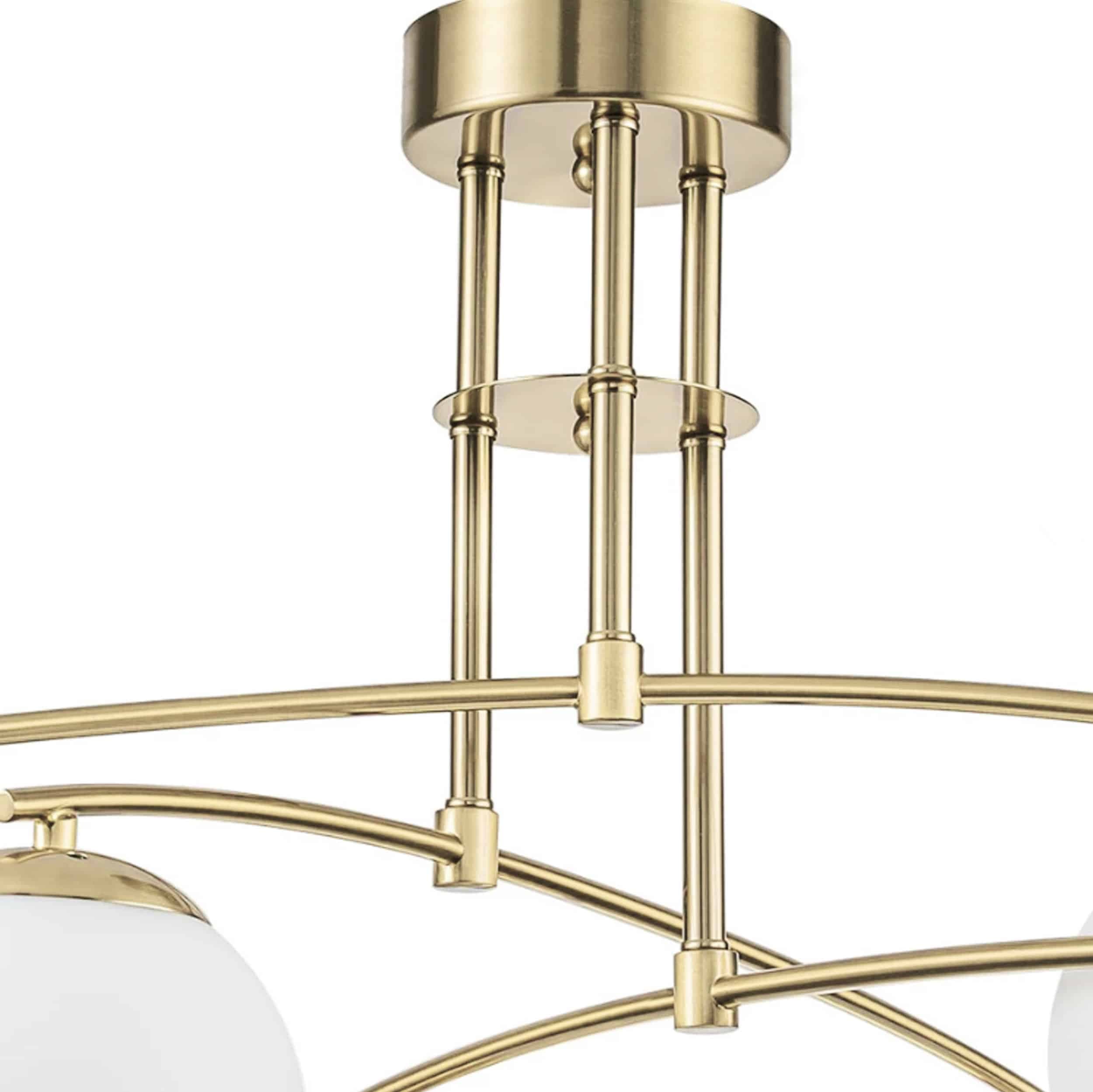 Medusa Taklampa guld