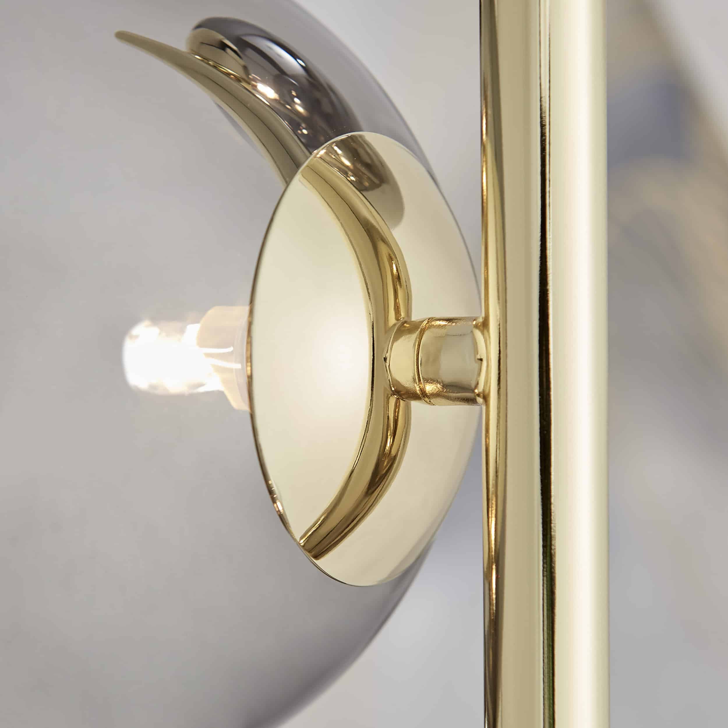 Mikon golvlampa guld