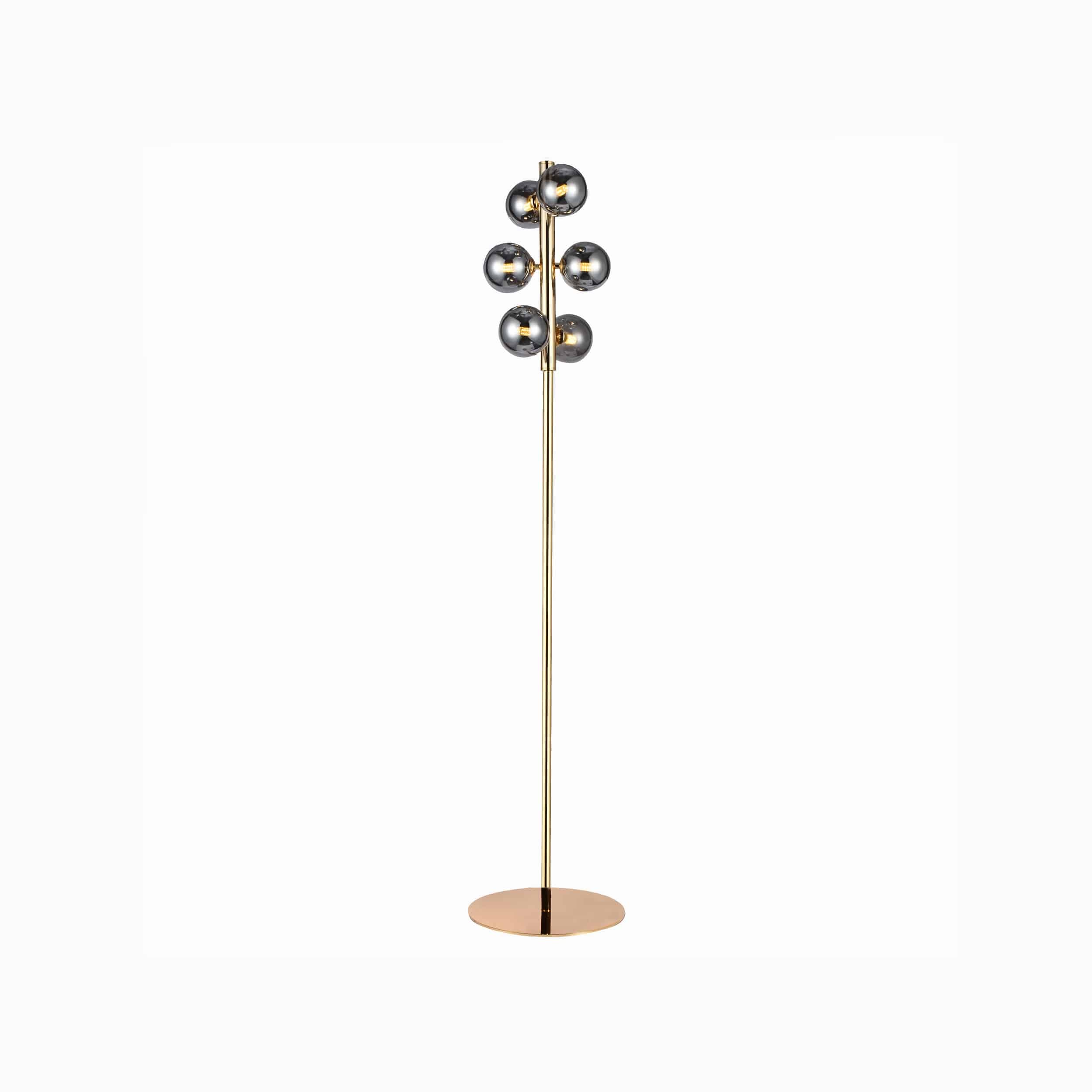 Mikon golvlampa guld