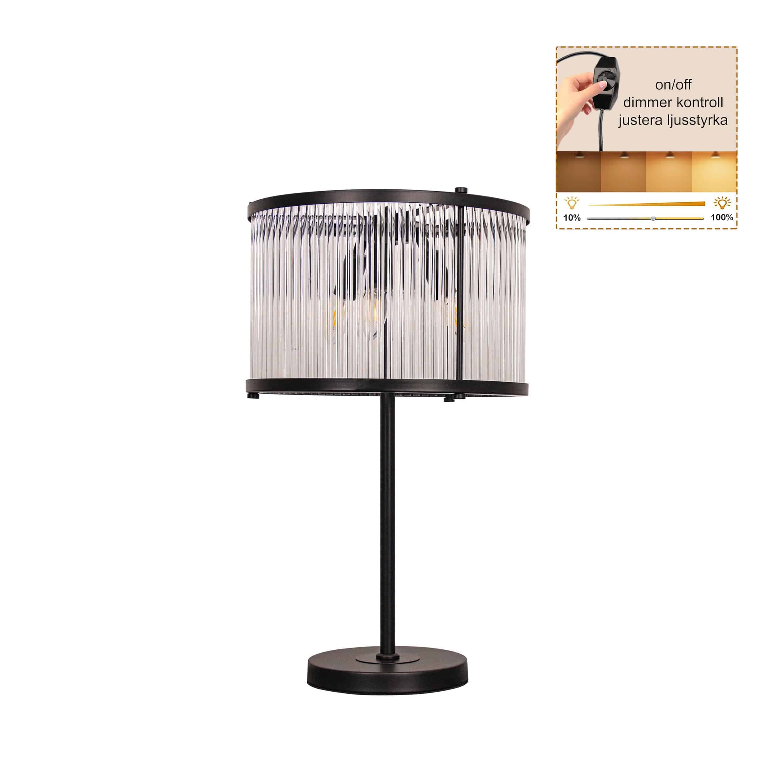 Nelson bordslampa mattsvart