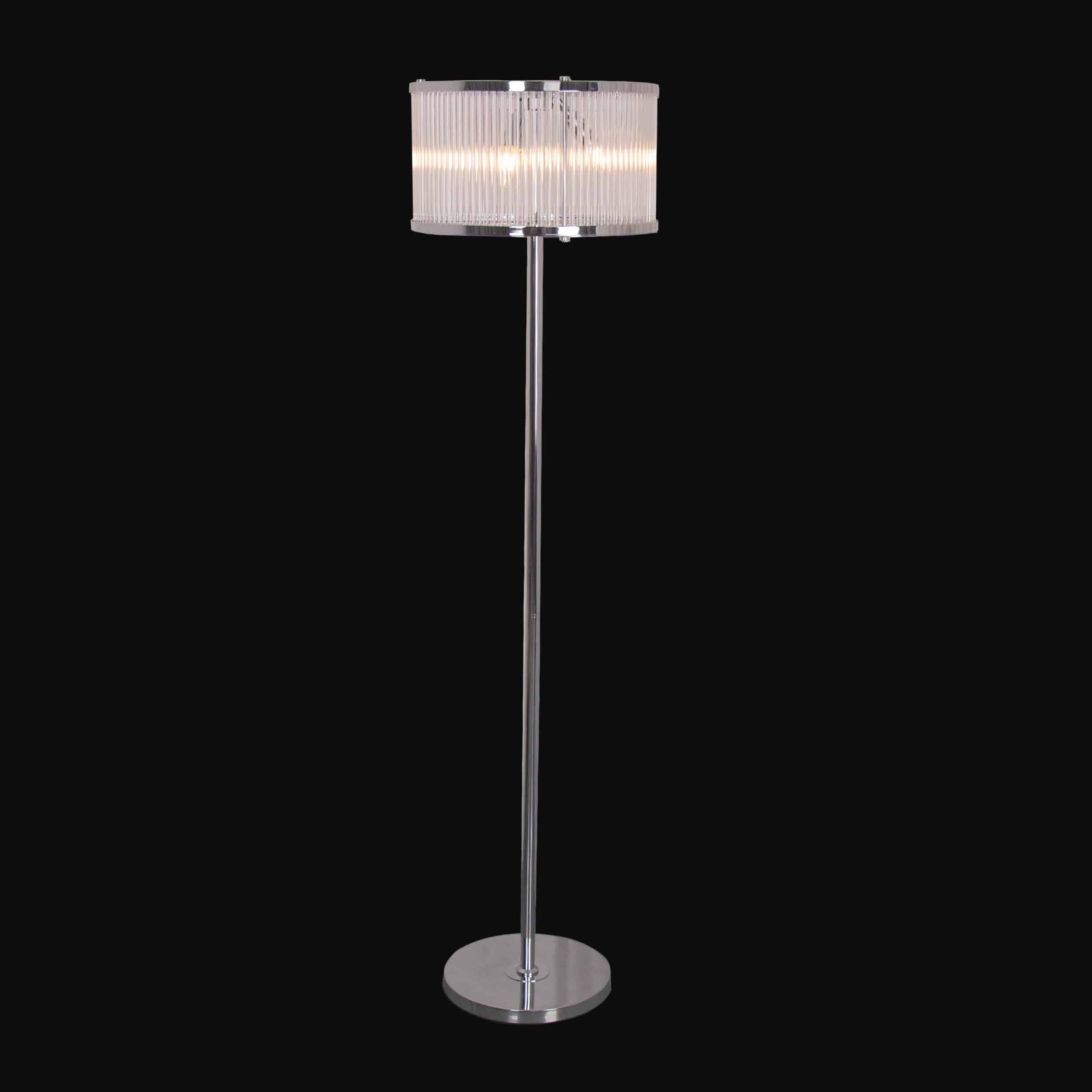 Nelson golvlampa krom