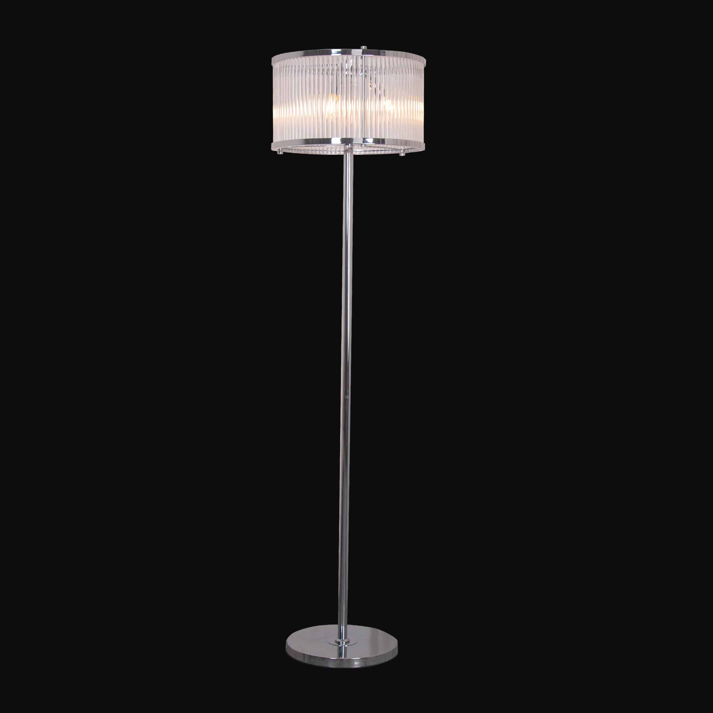 Nelson golvlampa krom