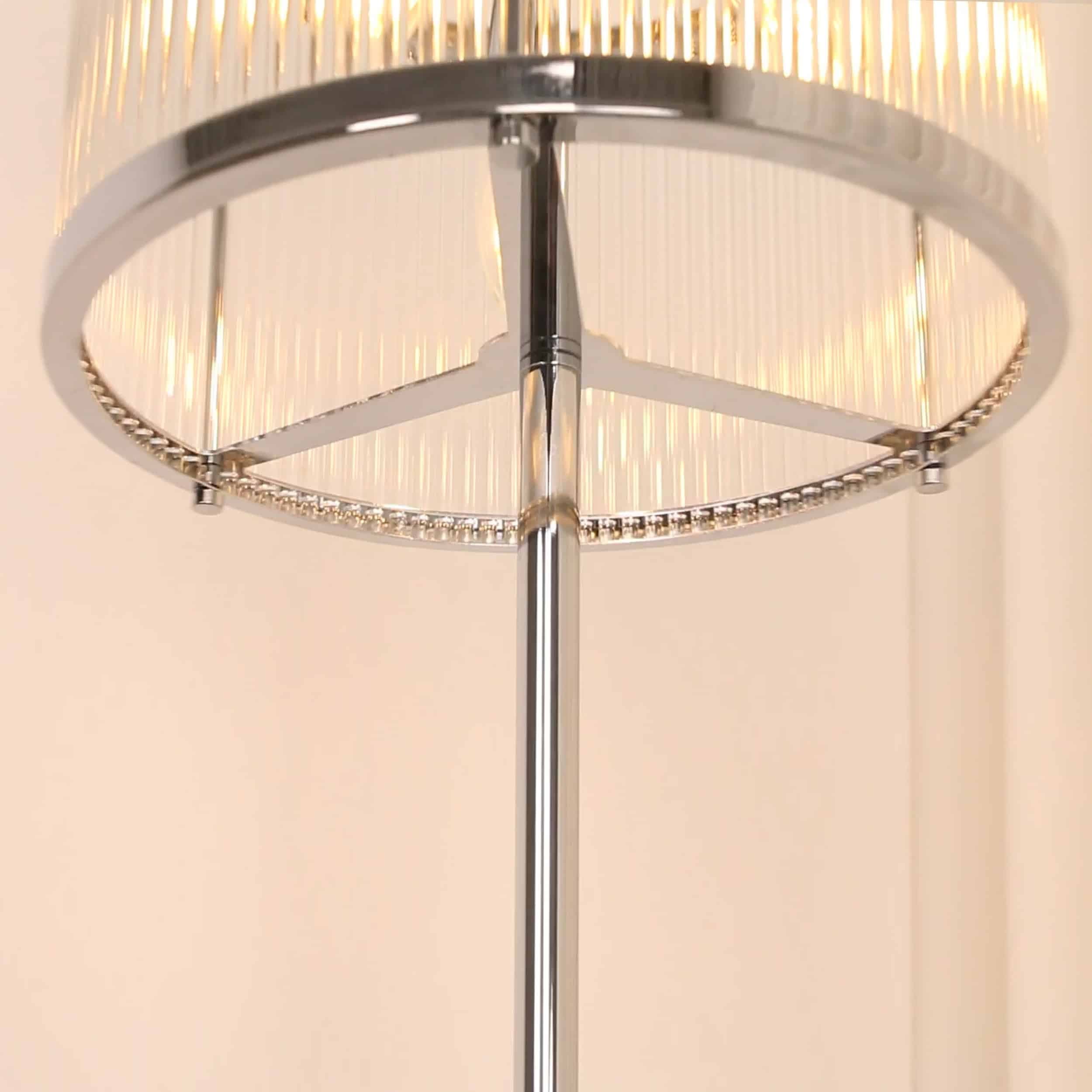 Nelson golvlampa krom