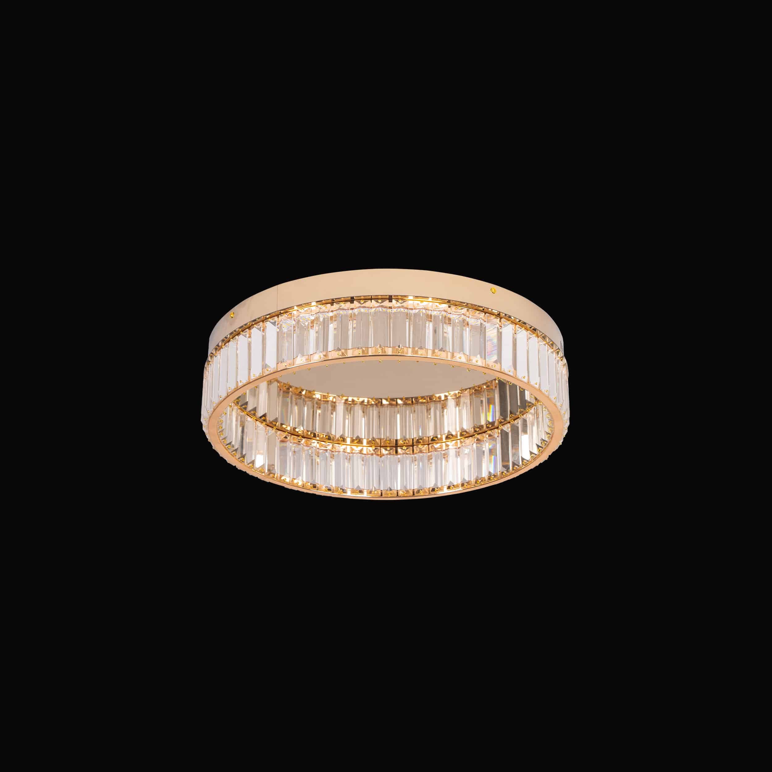 Tyra Takplafond guld 30 cm