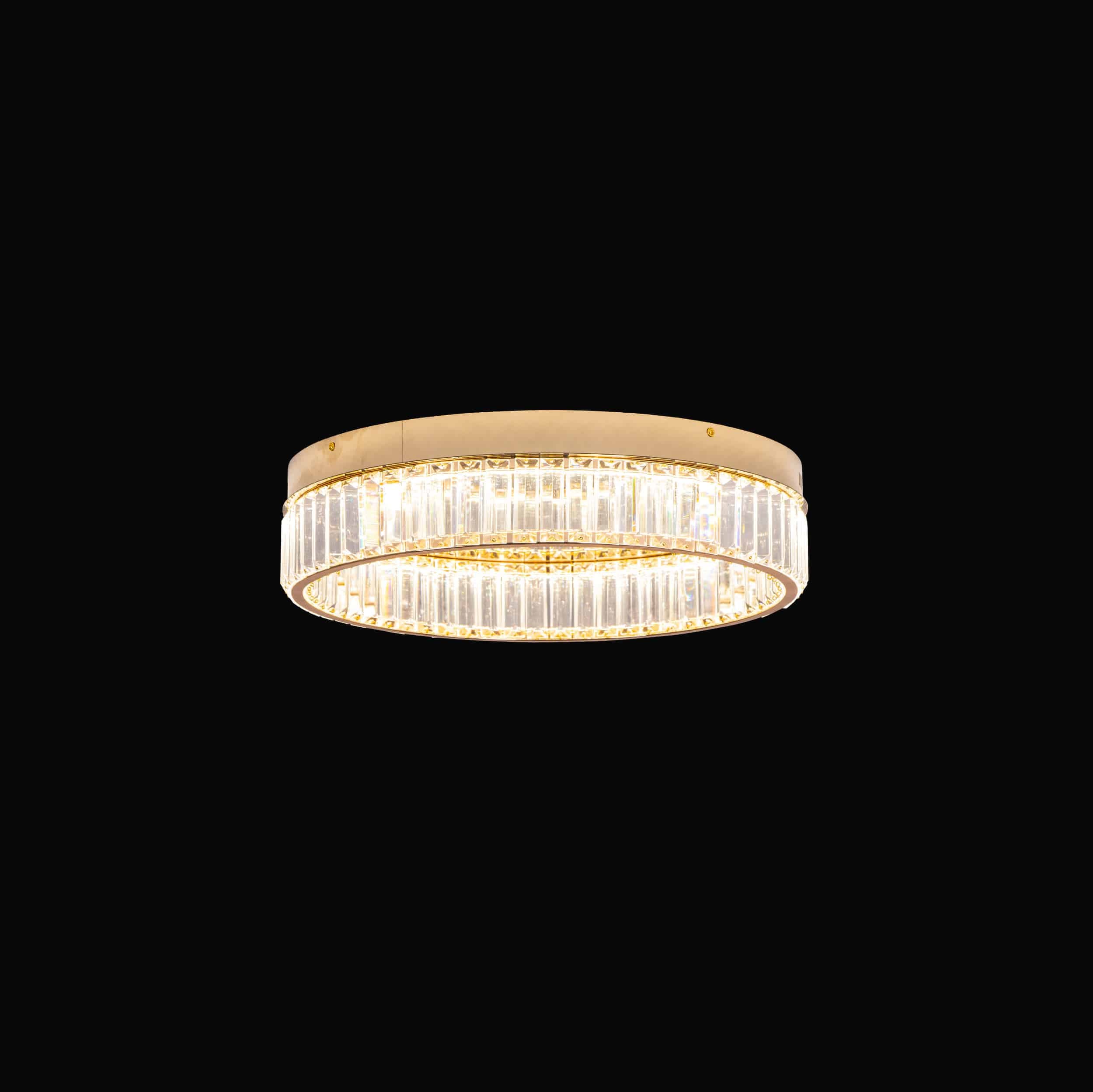 Tyra Takplafond guld 30 cm