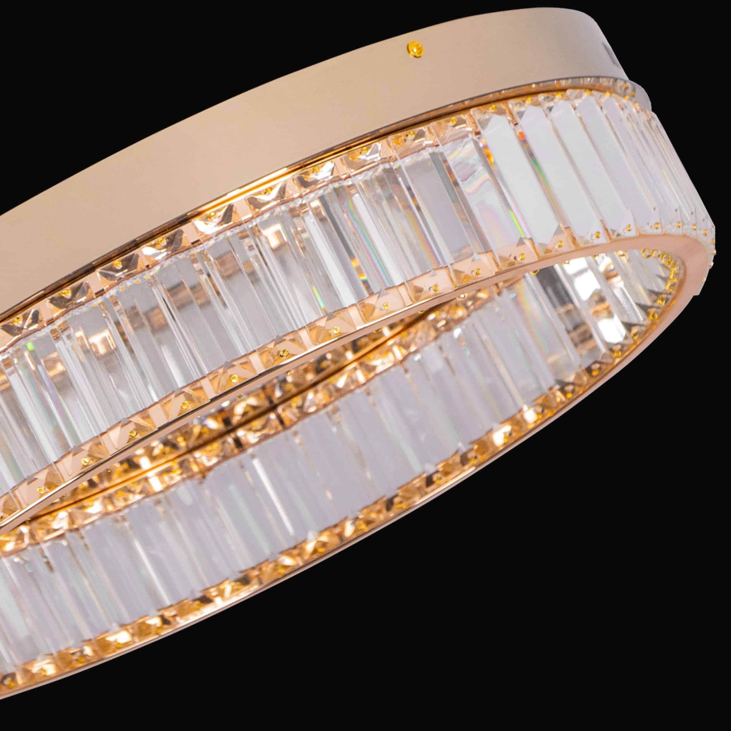 Tyra Takplafond guld 30 cm