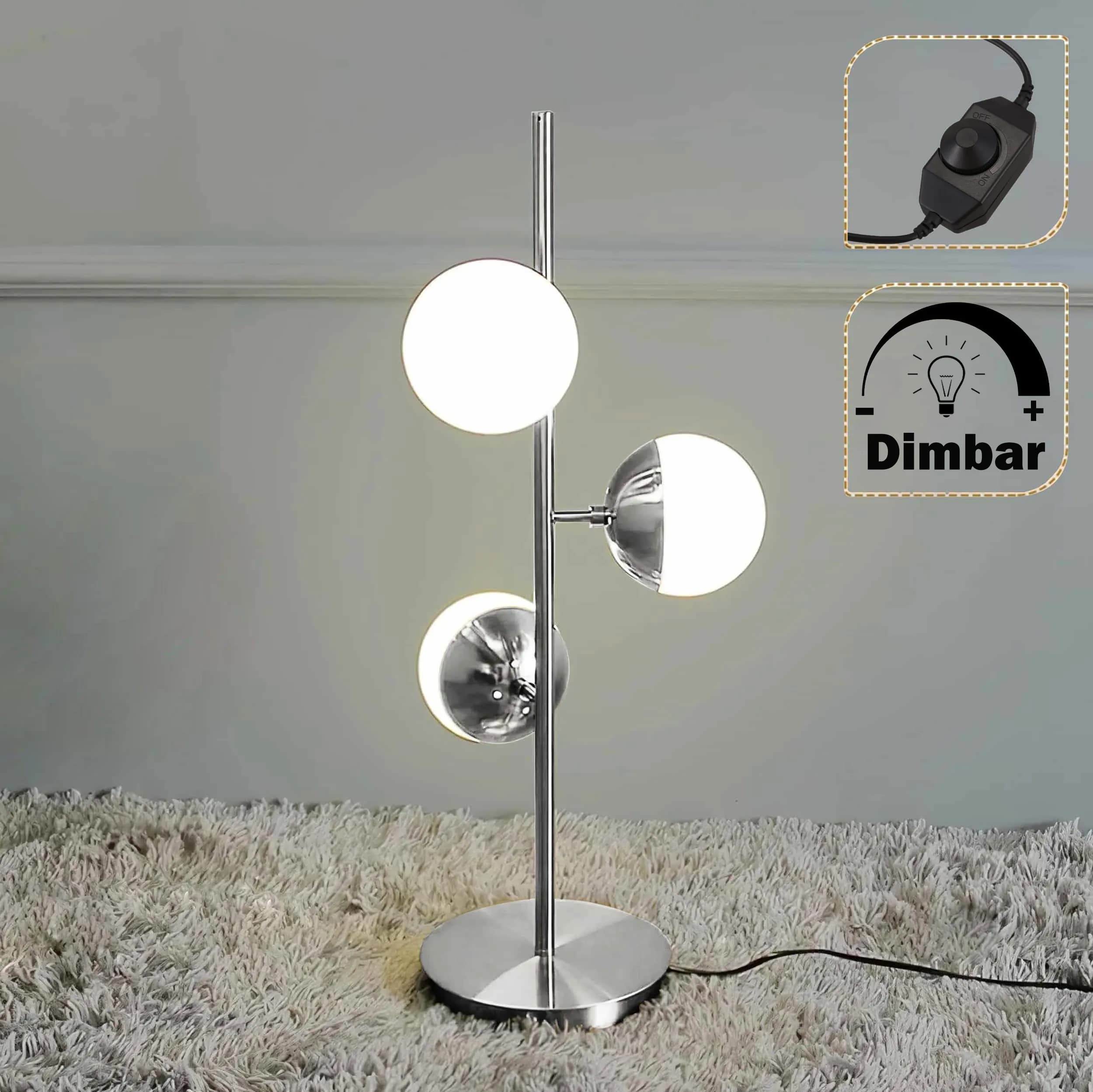 Arizona bordslampa Krom