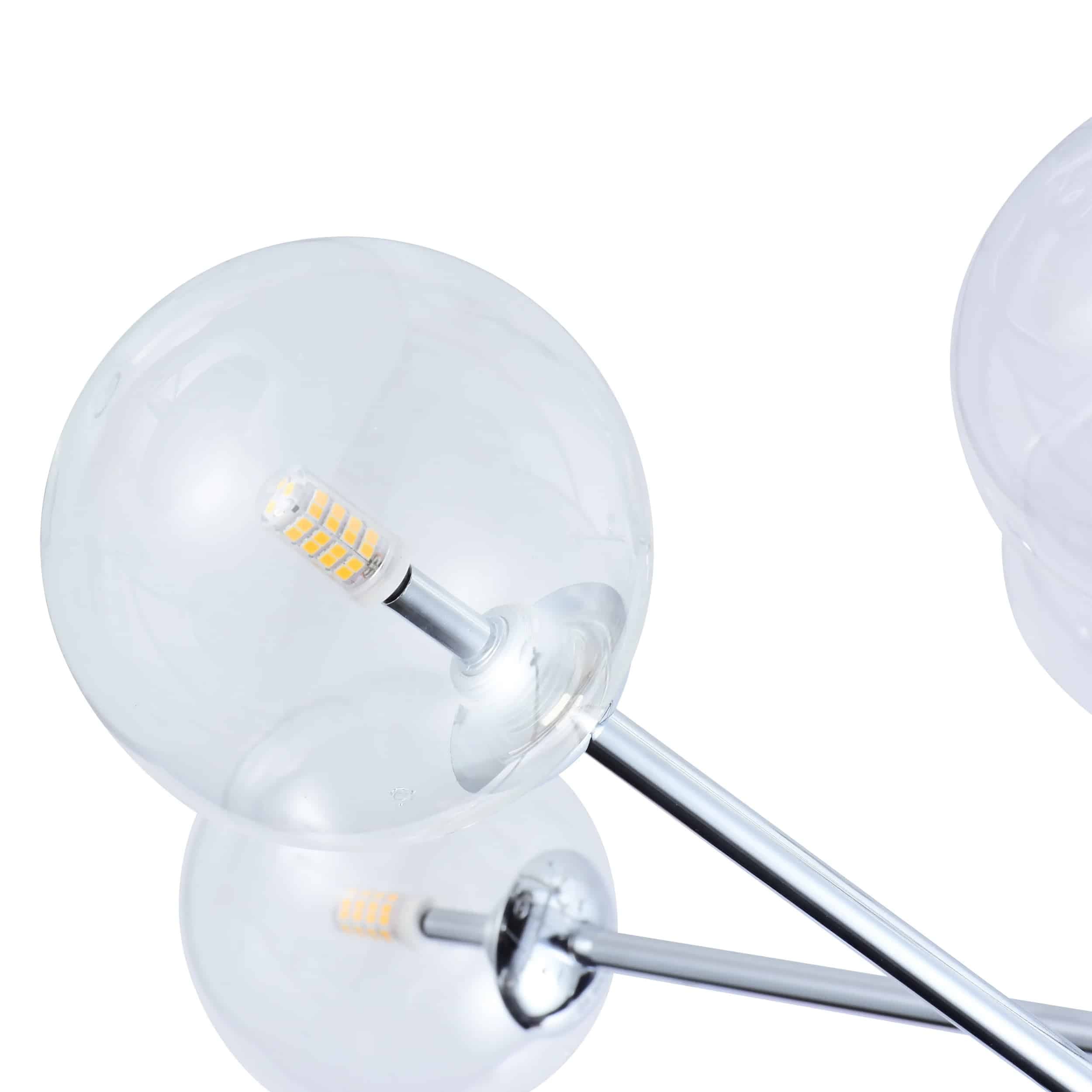 Sputnik Taklampa Krom
