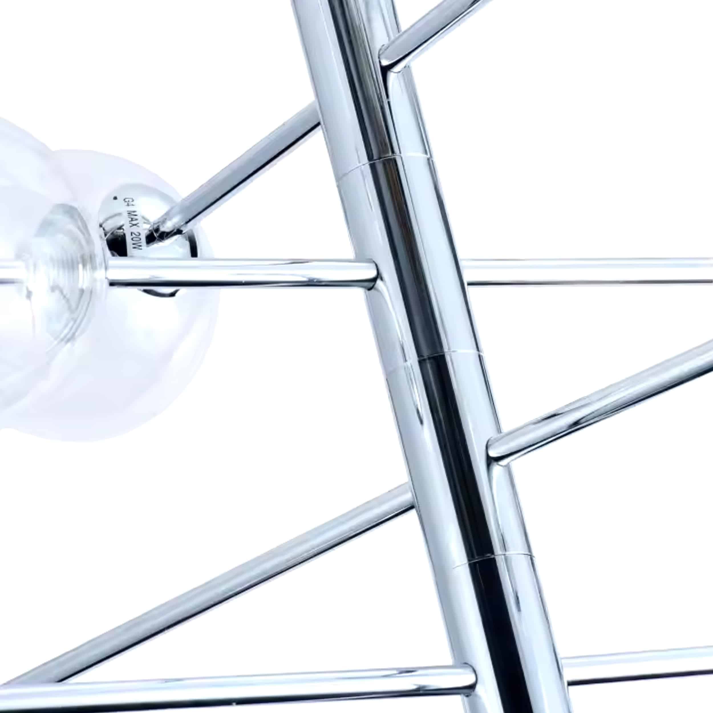 Sputnik Taklampa Krom
