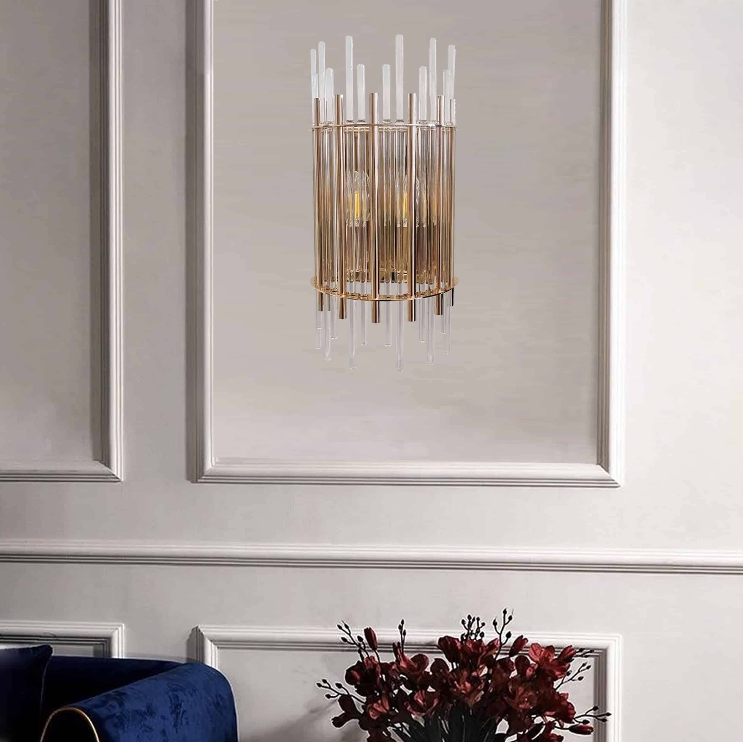 Venissa vägglampa guld