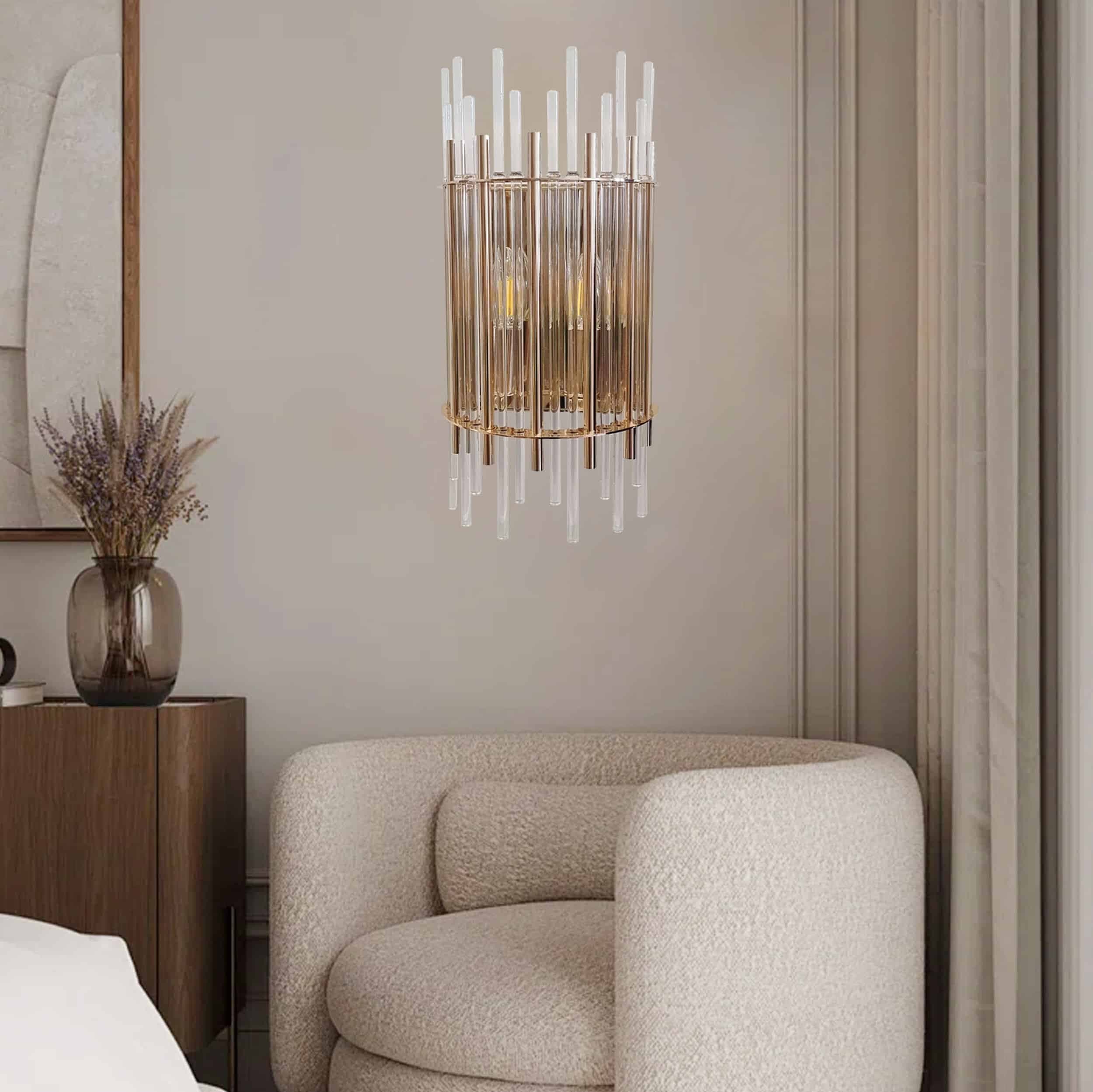 Venissa vägglampa guld