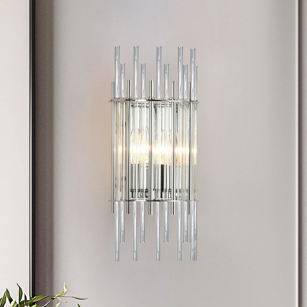 Venissa vägglampa Krom