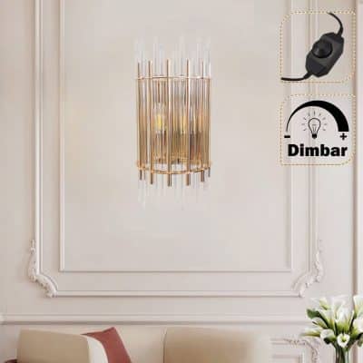 Venissa vägglampa guld