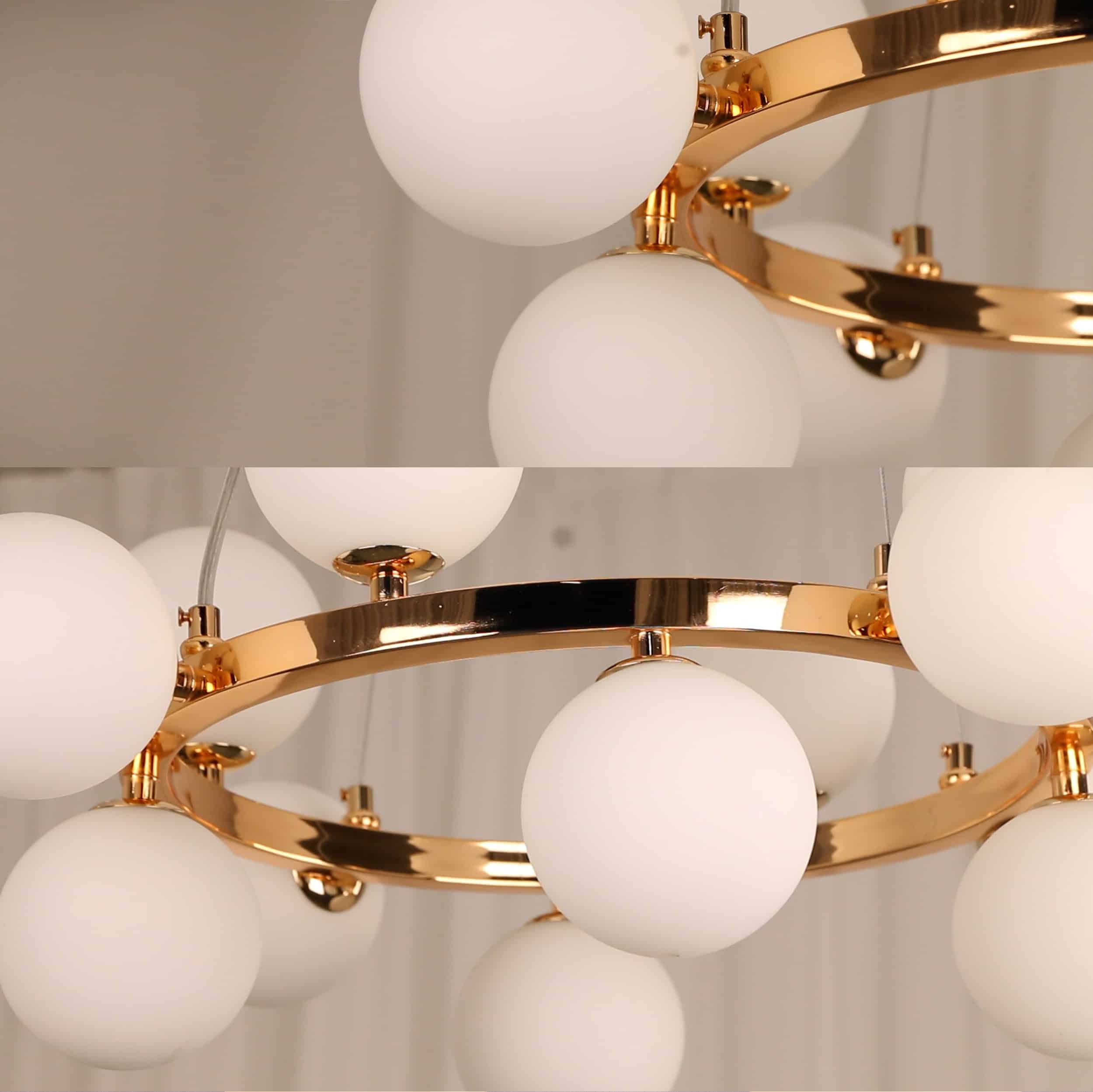 Sofia taklampa guld -4