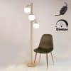 Amanda golvlampa guld-Dimbar