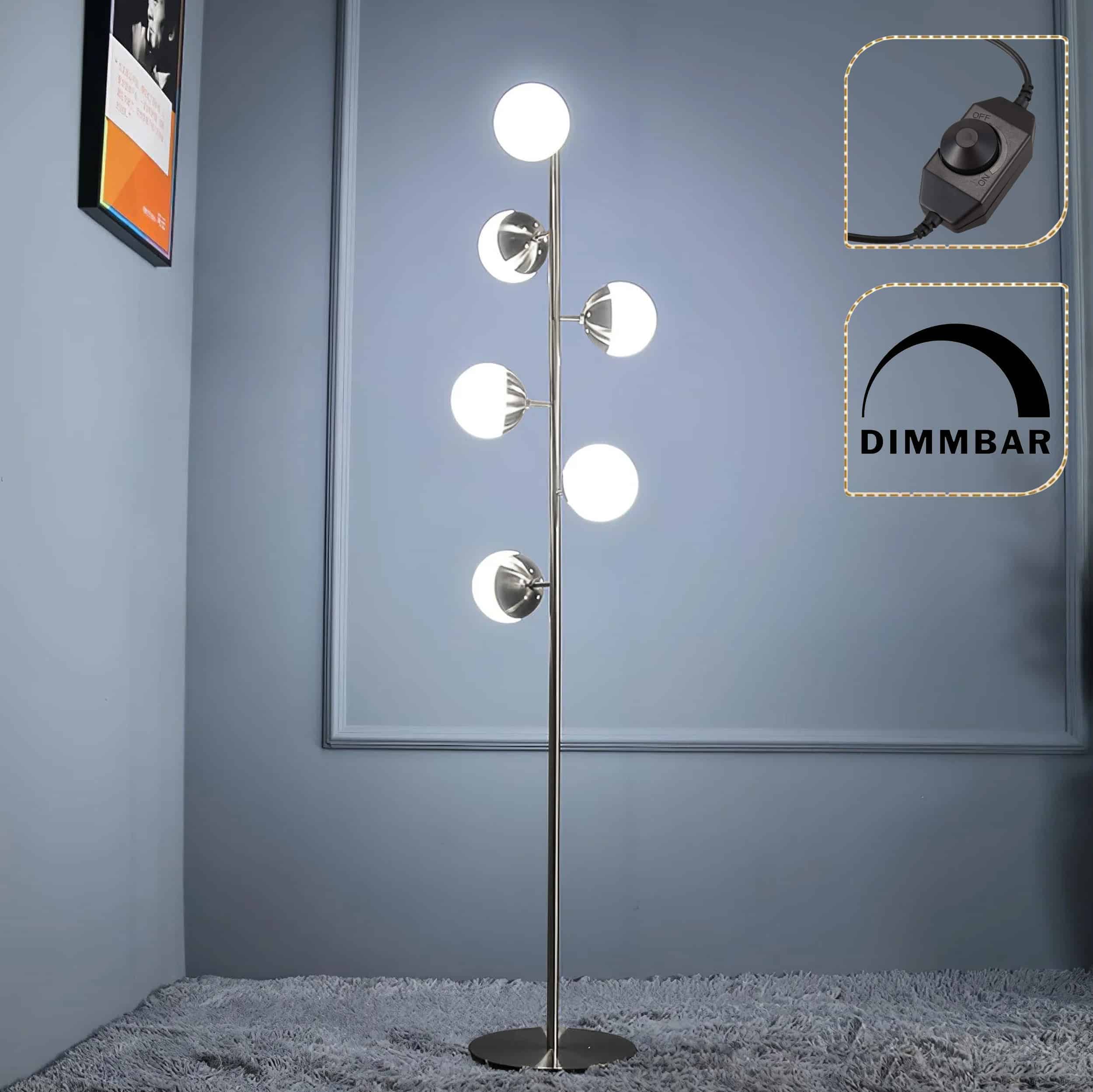 Arizona Golvlampa Krom (1)