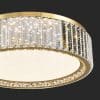 Bianca kristallplafond guld dimbar 50 cm (7)