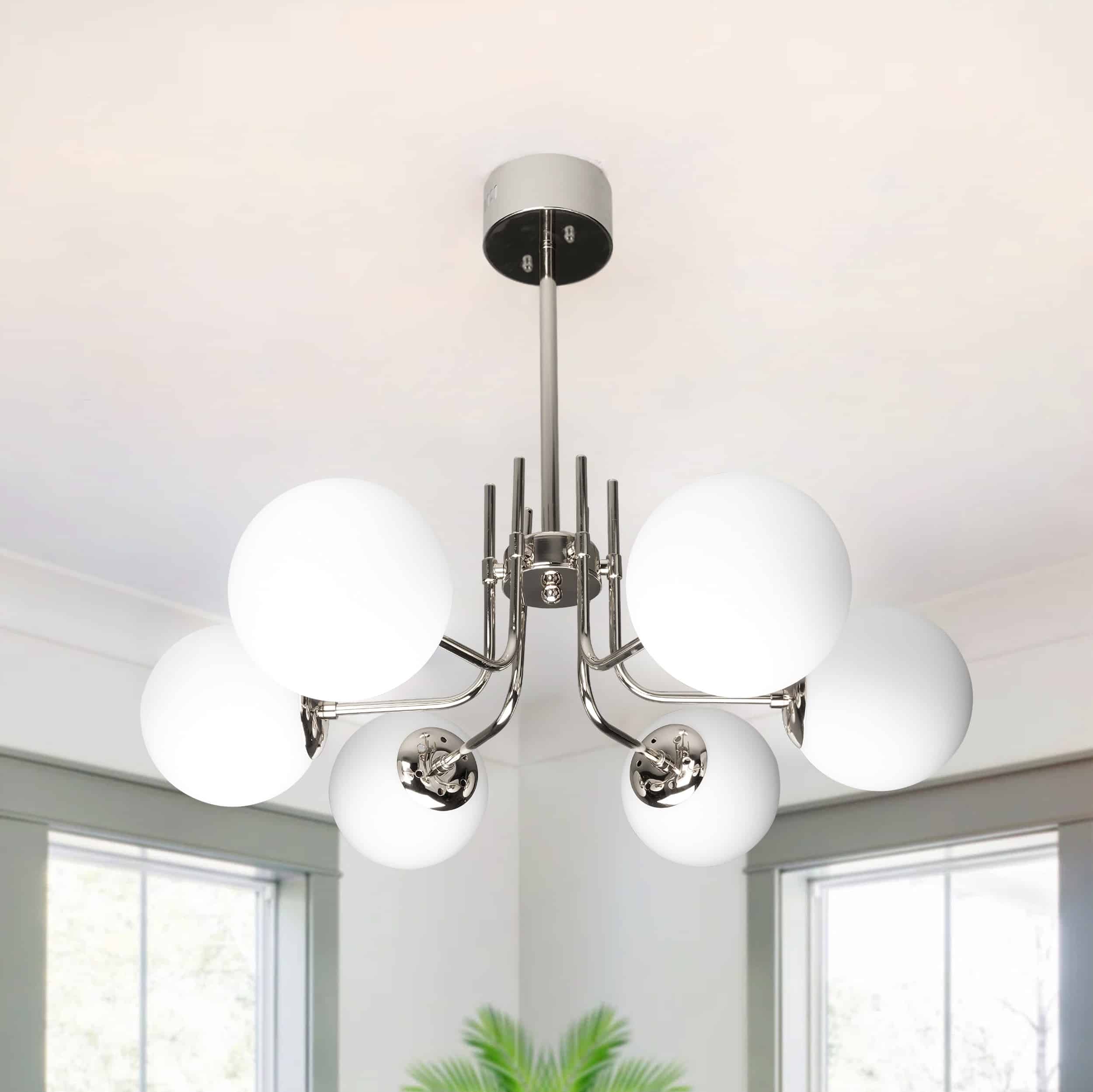 Luna taklampa Silver