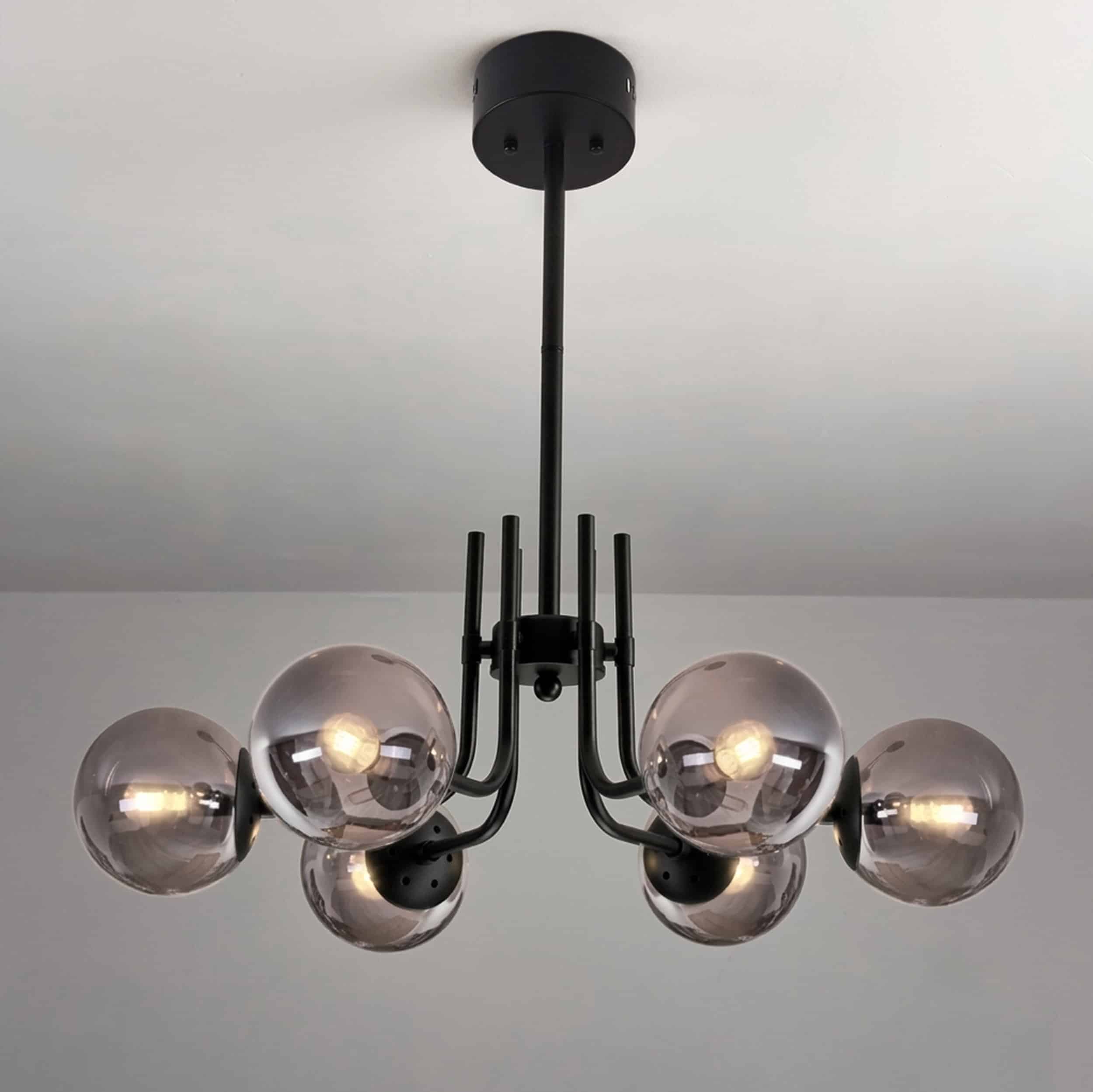 Luna taklampa mattsvart (2)