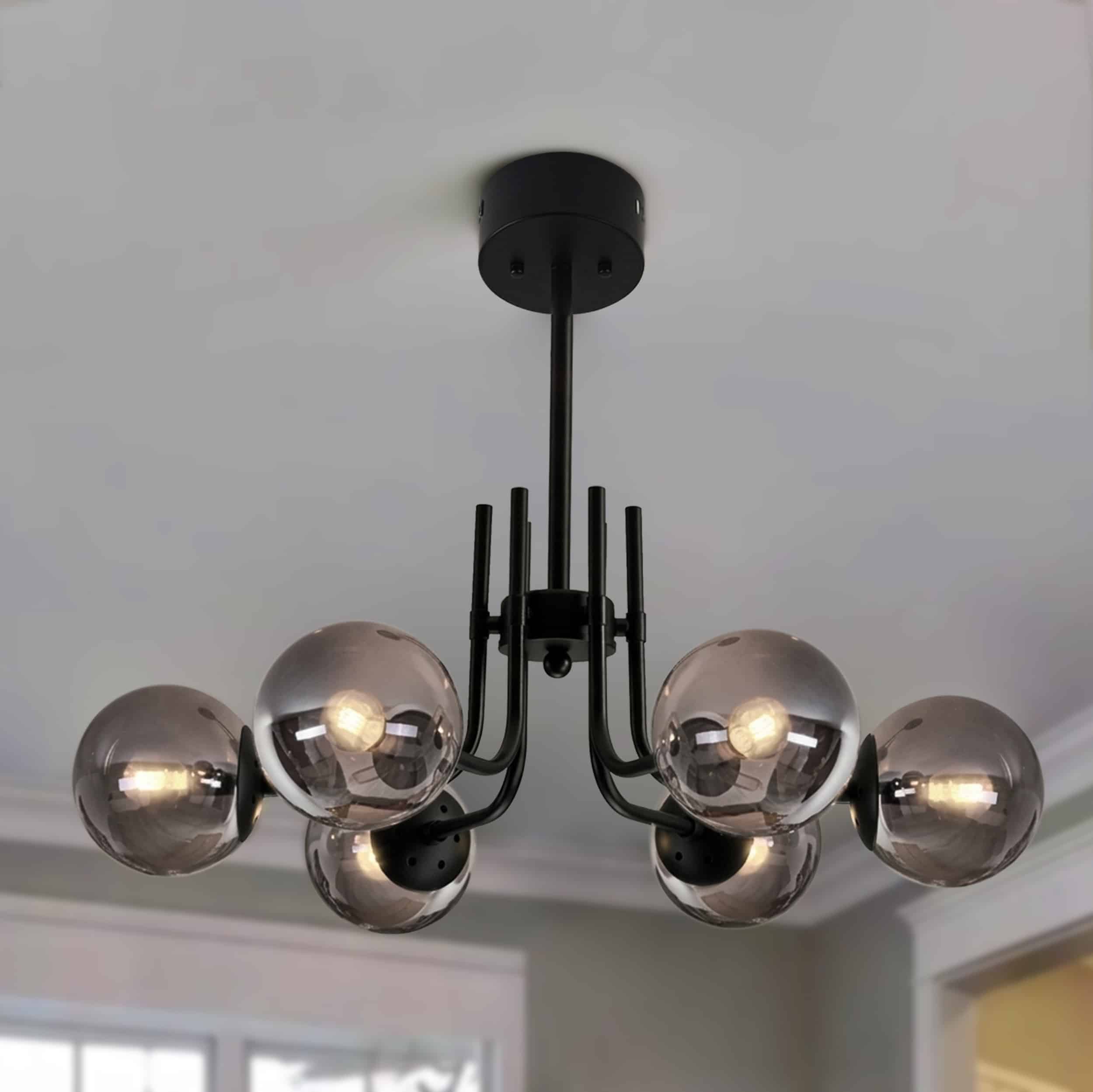 Luna taklampa mattsvart (4)