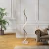 Mateo led golvlampa guld dimbar (1)