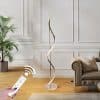Mateo led golvlampa guld dimbar (7)