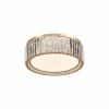 Bianca Kristallplafond Guld 30 cm LED dimbar (2)